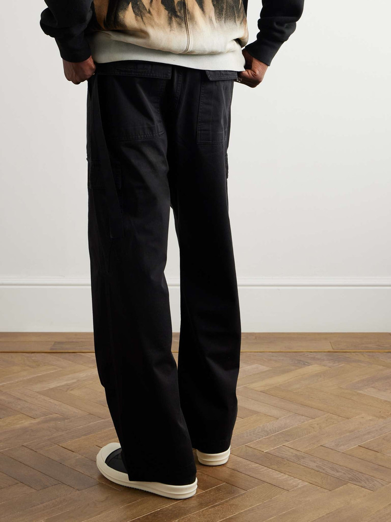 Straight-Leg Cotton-Twill Cargo Trousers 5