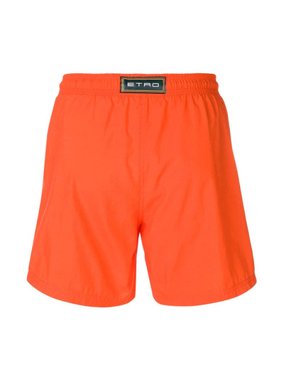 Etro drawstring waist swim shorts outlook