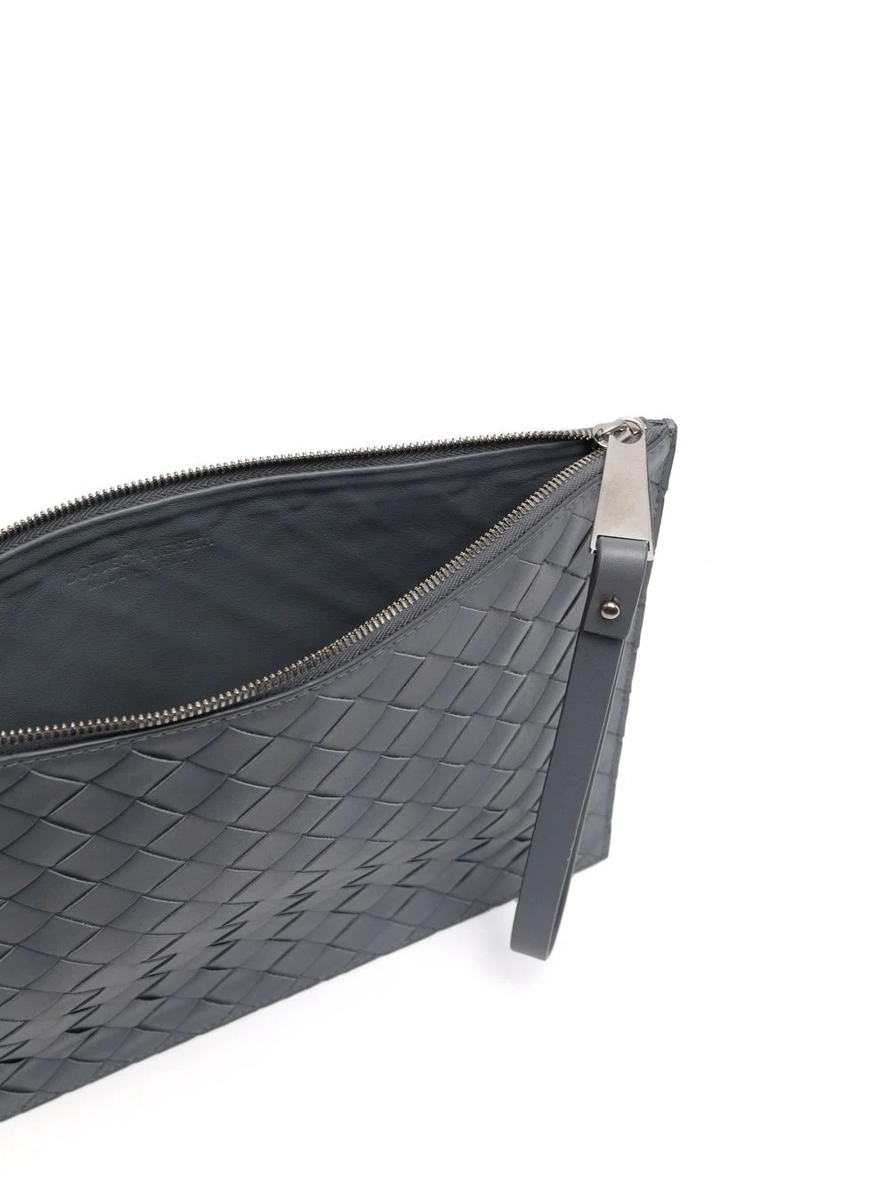 Intrecciato woven clutch bag - 5