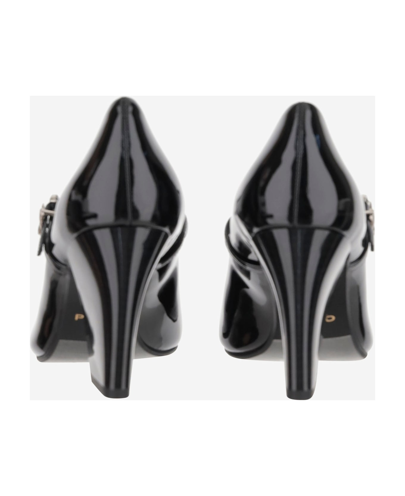 Glossy Leather Pumps - 3