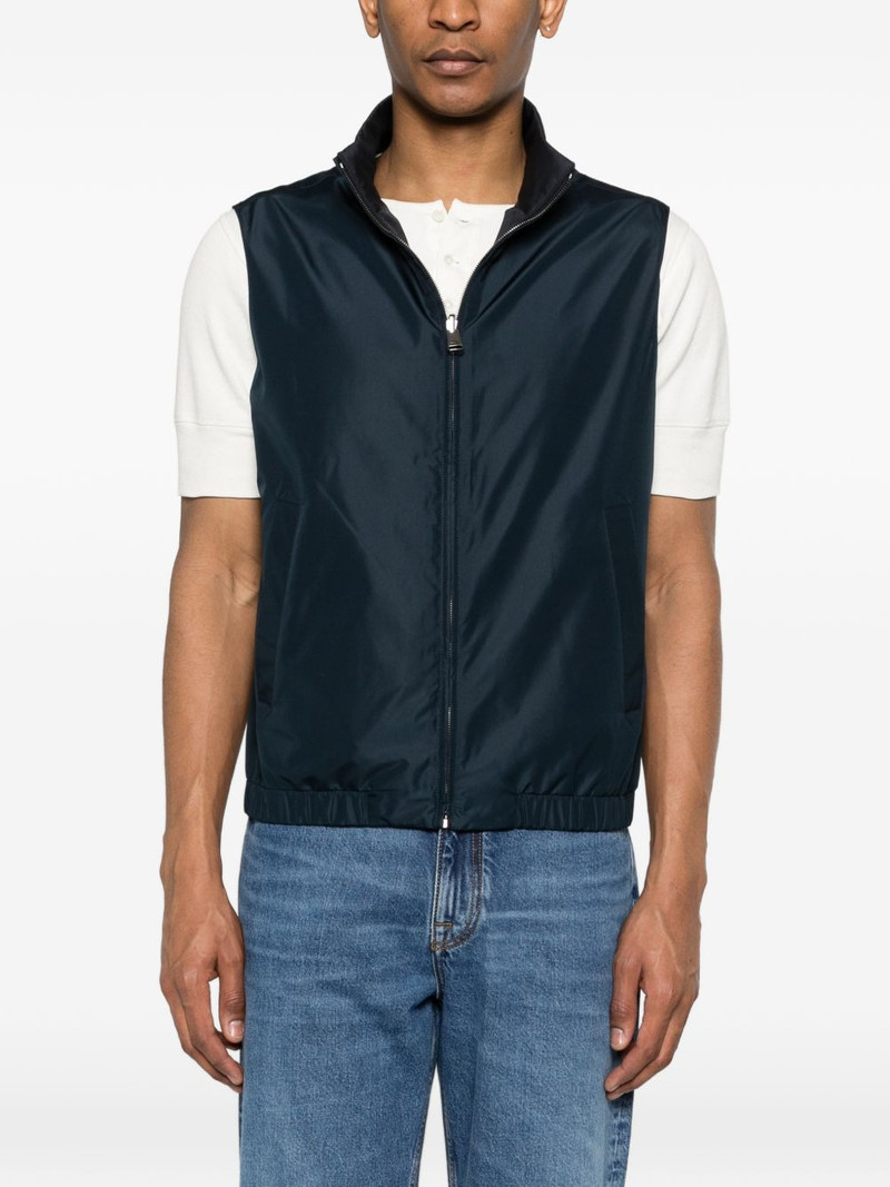 zip sleeveless gilet 6