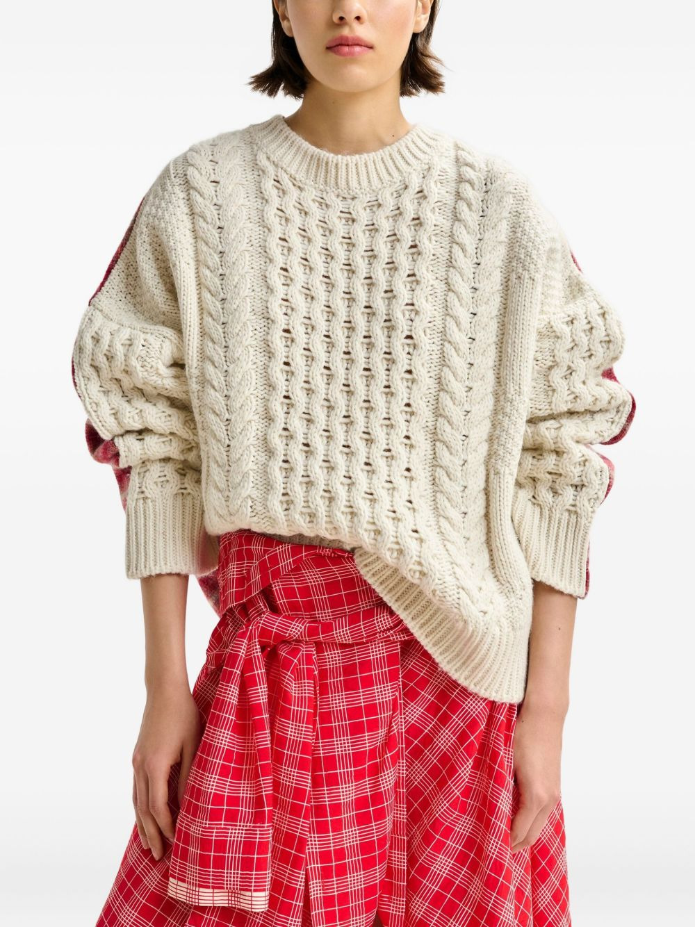 Iface cable-knit sweater - 3