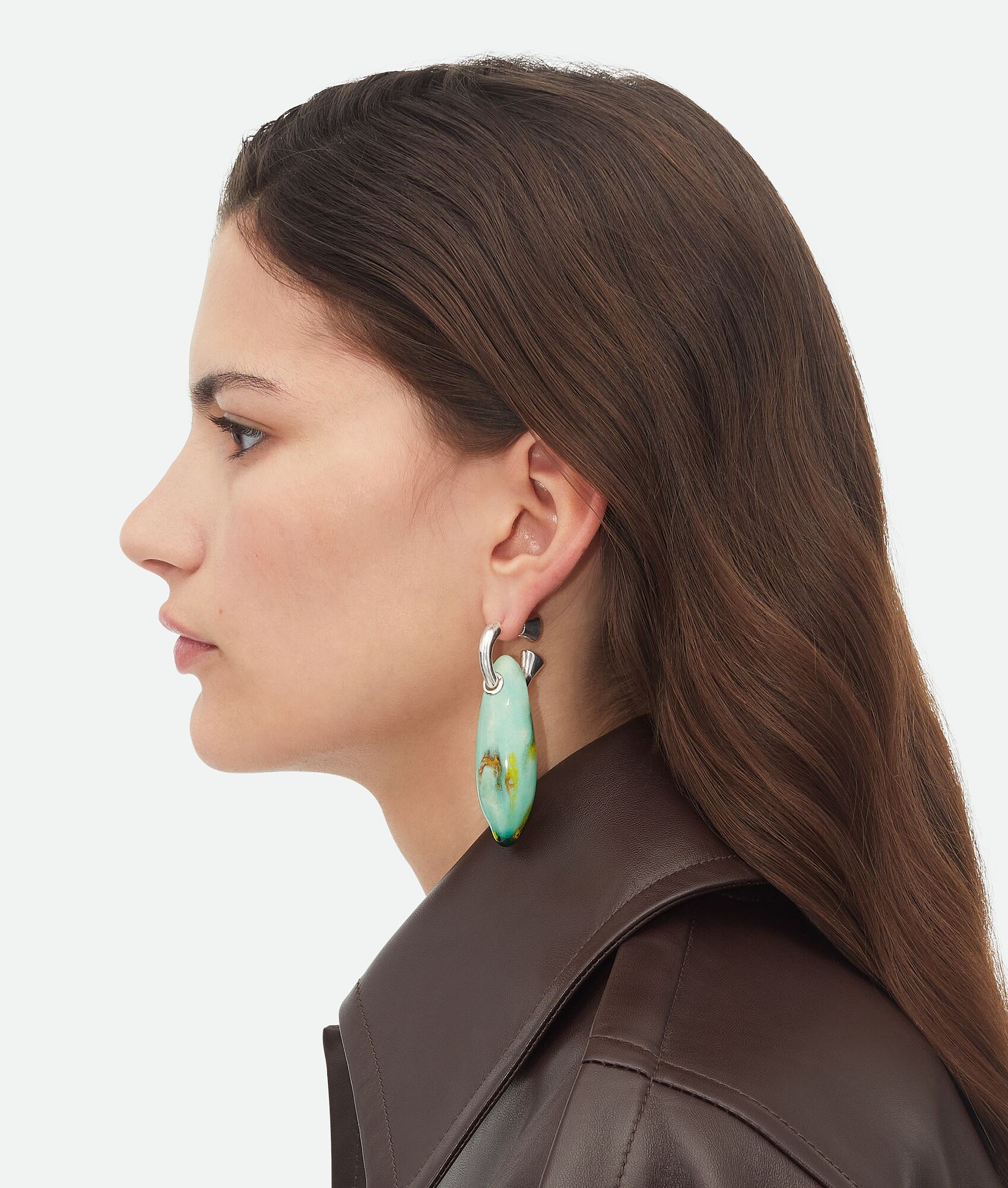 Ellipse Large Ceramic Earrings - 4