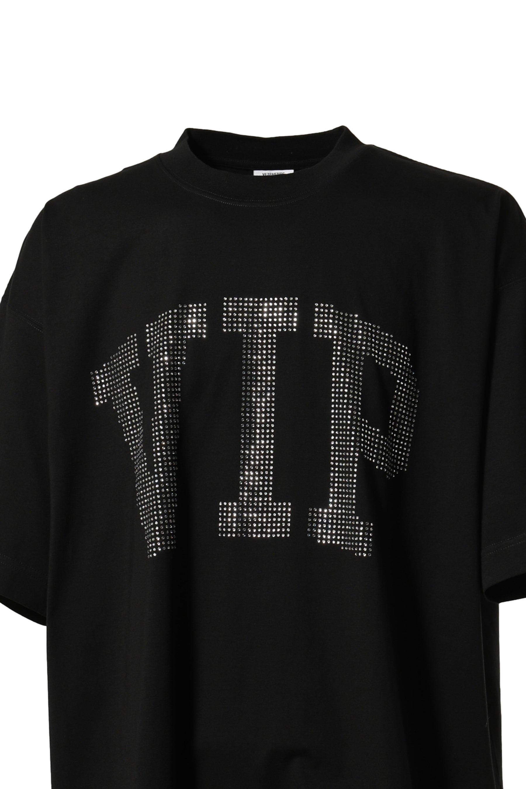VIP CRYSTAL LOGO T-SHIRT / BLK - 4