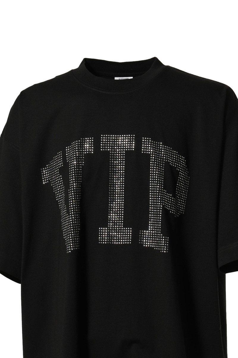 VIP CRYSTAL LOGO T-SHIRT / BLK 4