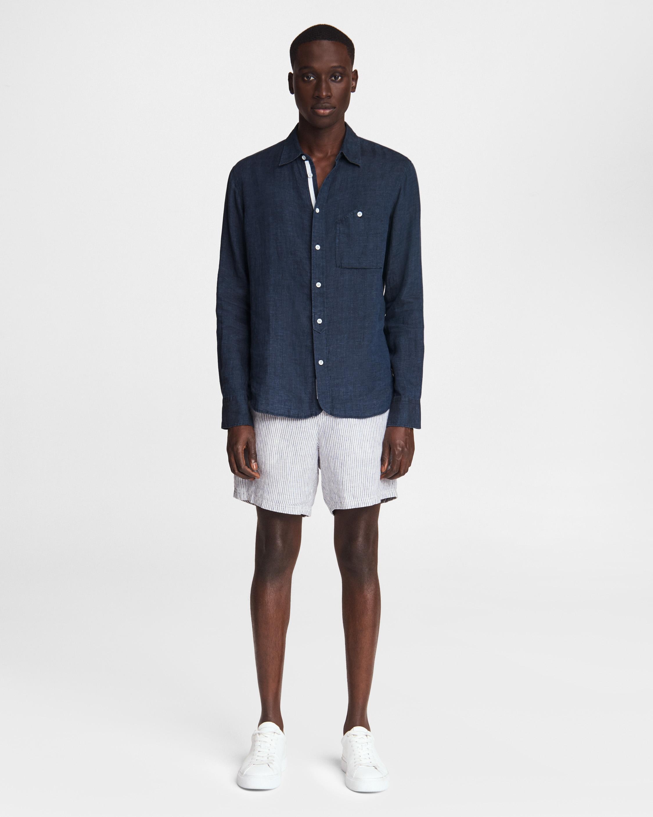 Fit 2 Levine - Linen
Relaxed Fit Button Down Shirt - 3