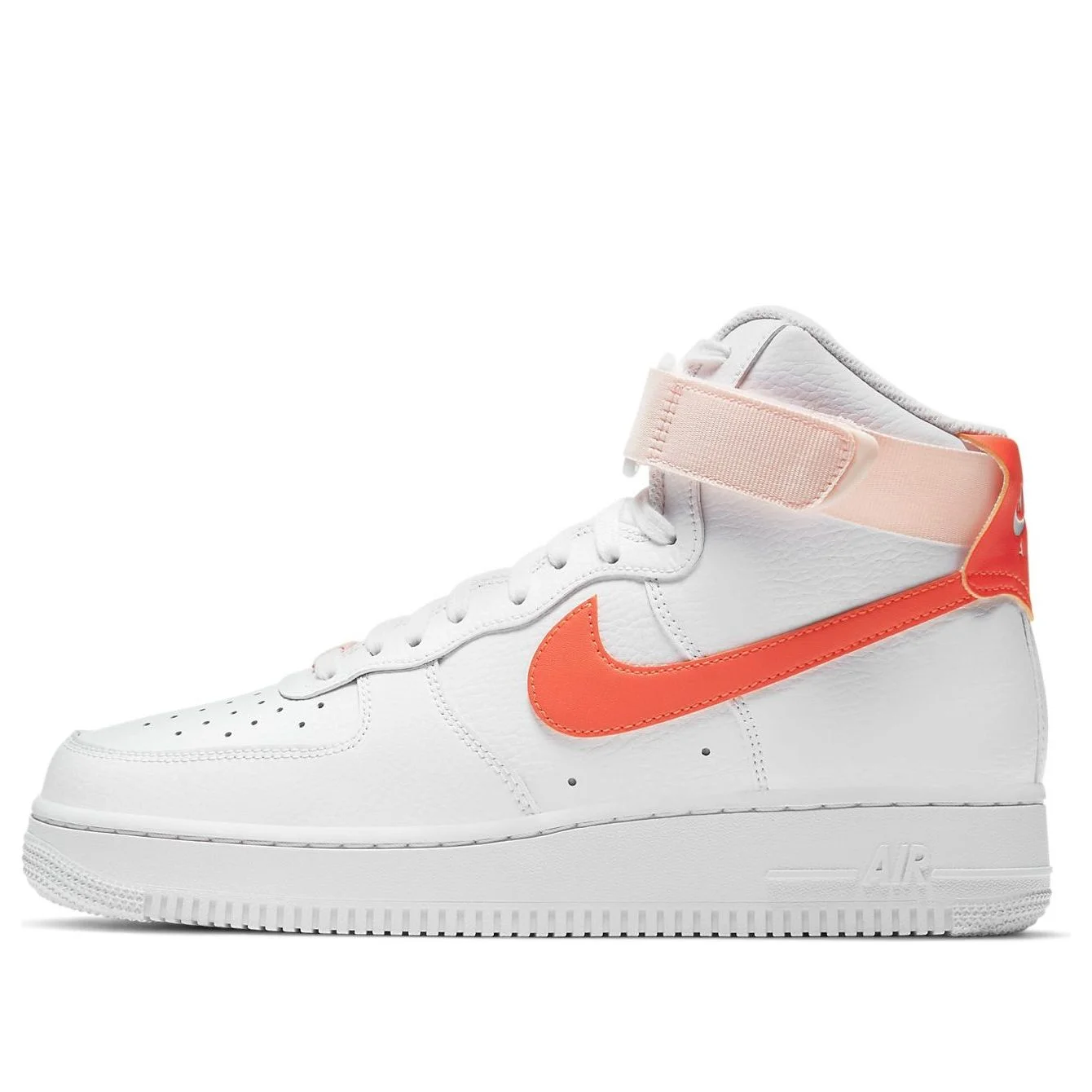 (WMNS) 나이키 공군 1 높은 'White Orange Pearl' 334031-118 - 1