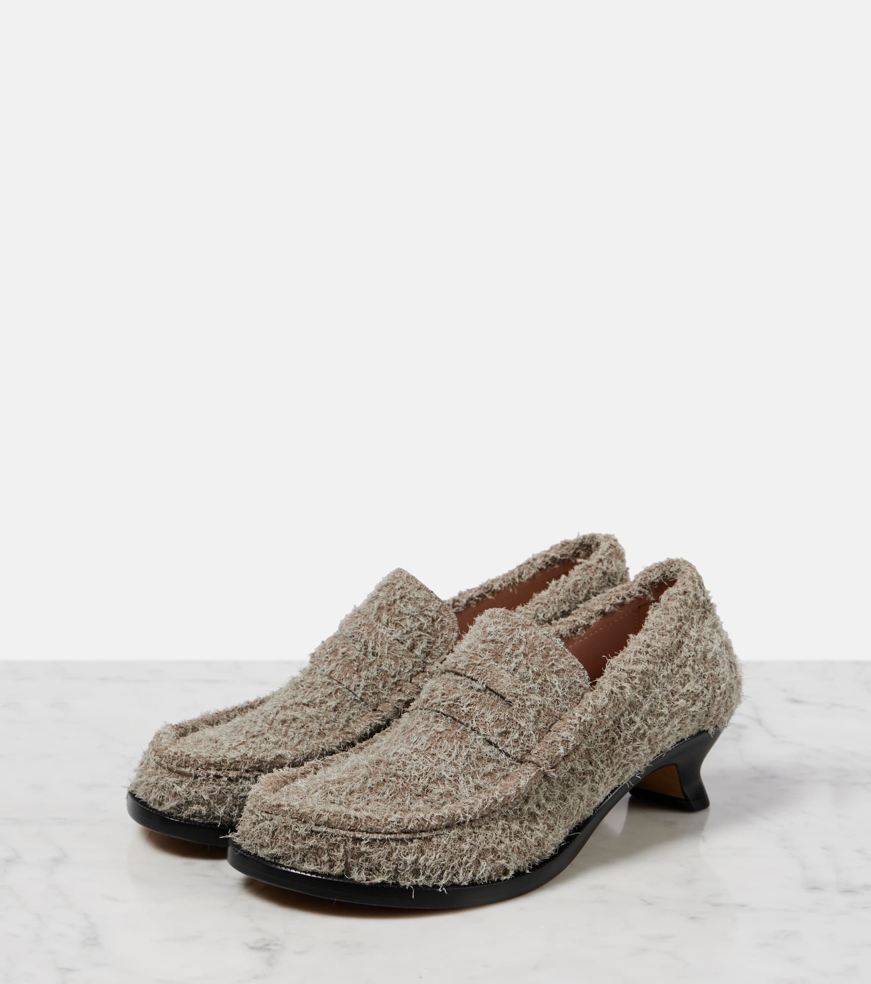 Terra 40 suede loafer pumps - 5