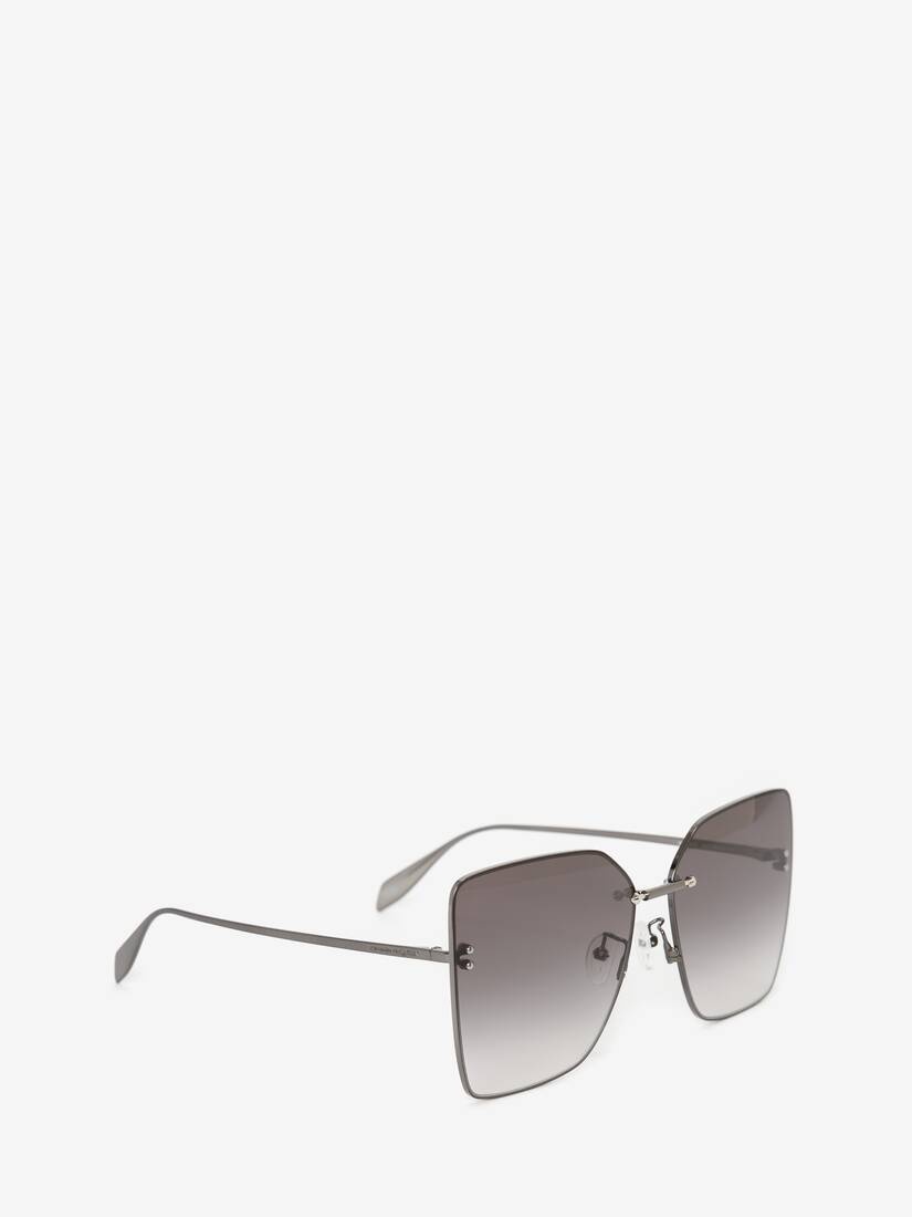 Piercing Bridge Sunglasses in Ruthenium - 2