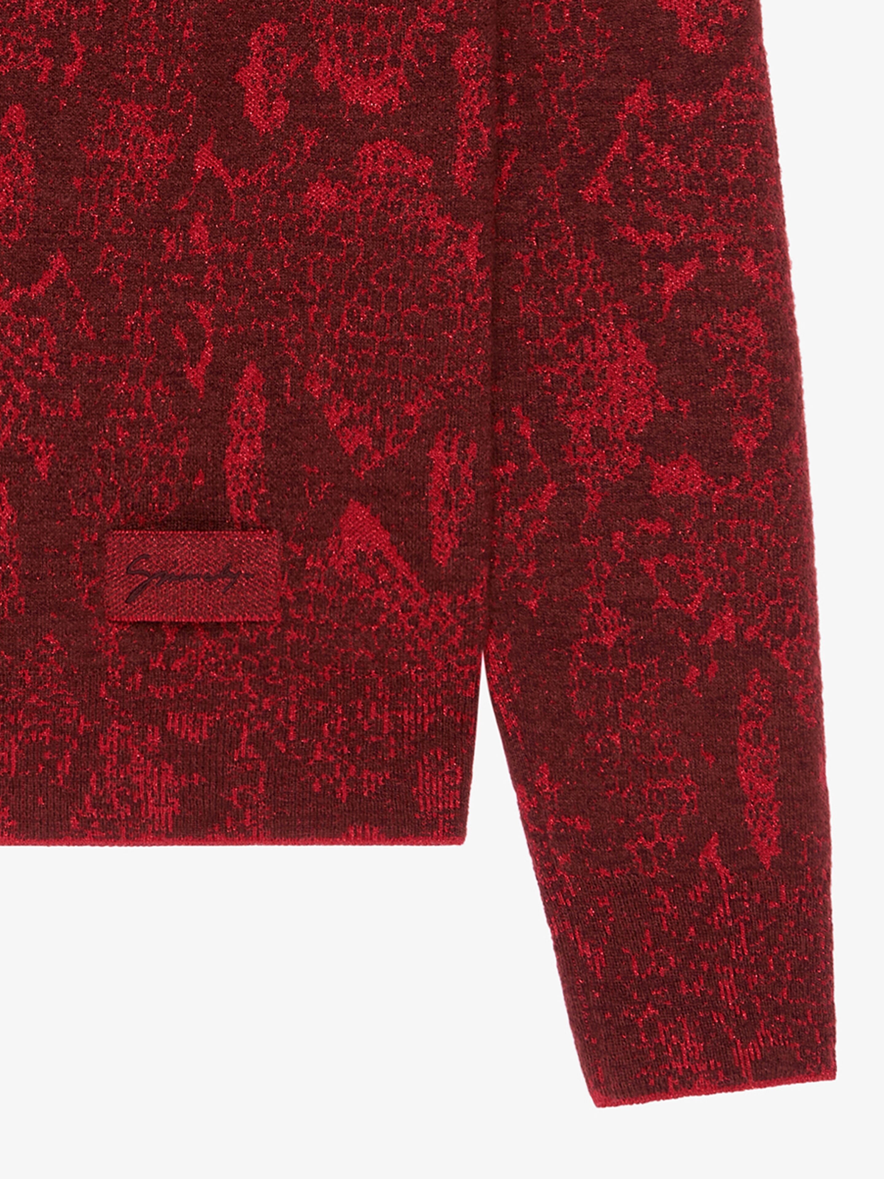 SWEATER IN SNAKE JACQUARD - 4