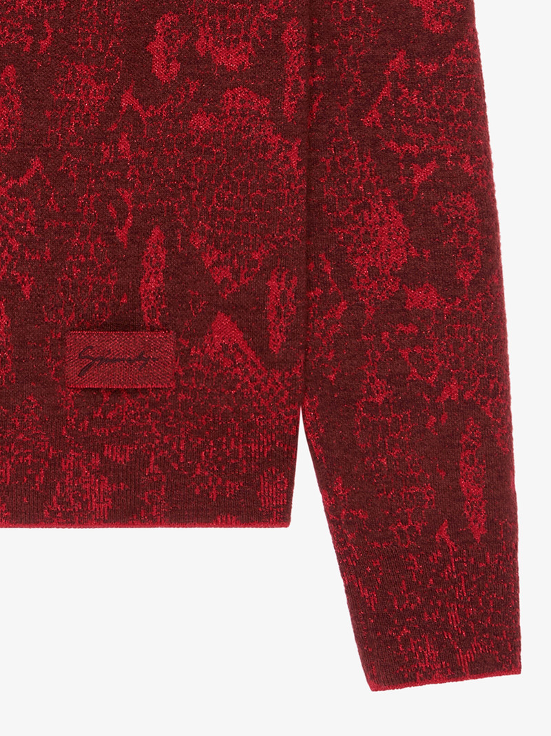 SWEATER IN SNAKE JACQUARD 4