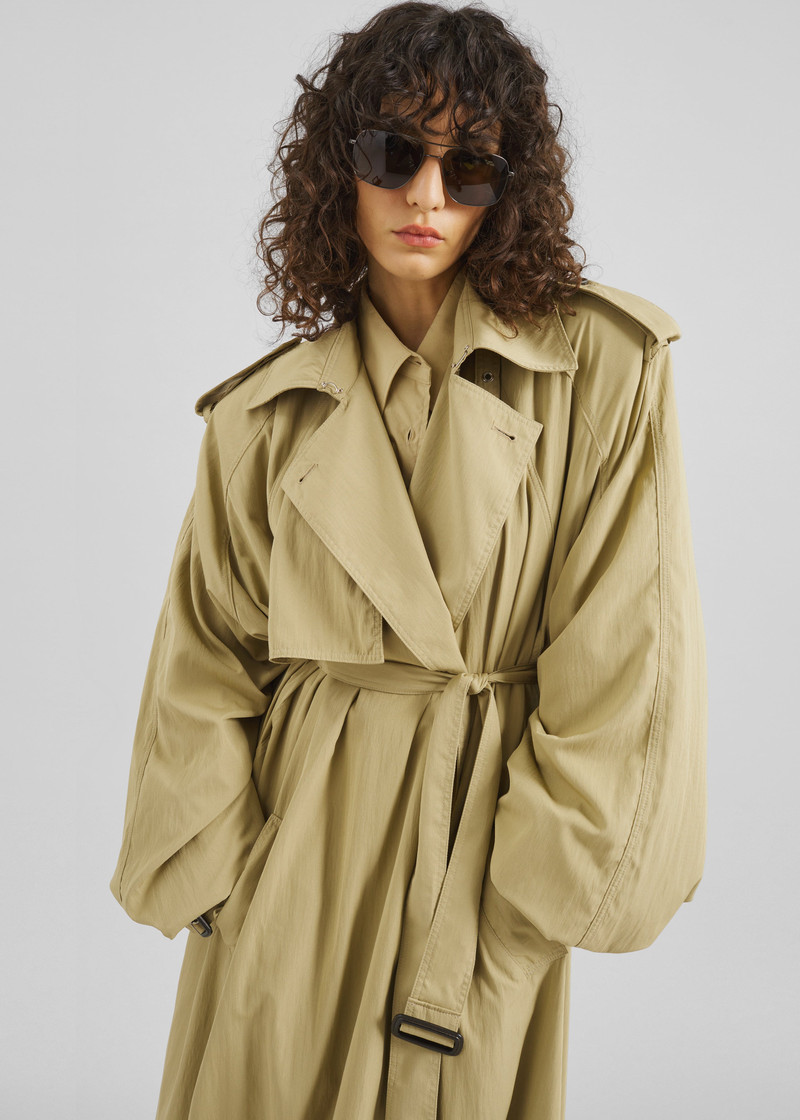 Elsdon Fluid Long Trench - Camel 7