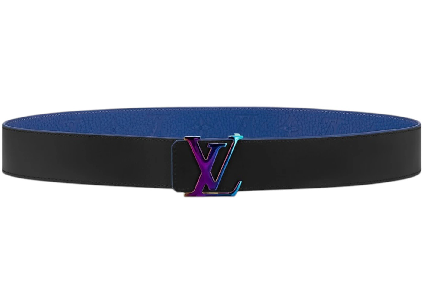 Louis Vuitton Belt LV Initiales Reversible 40 mm Blue/Black - 3