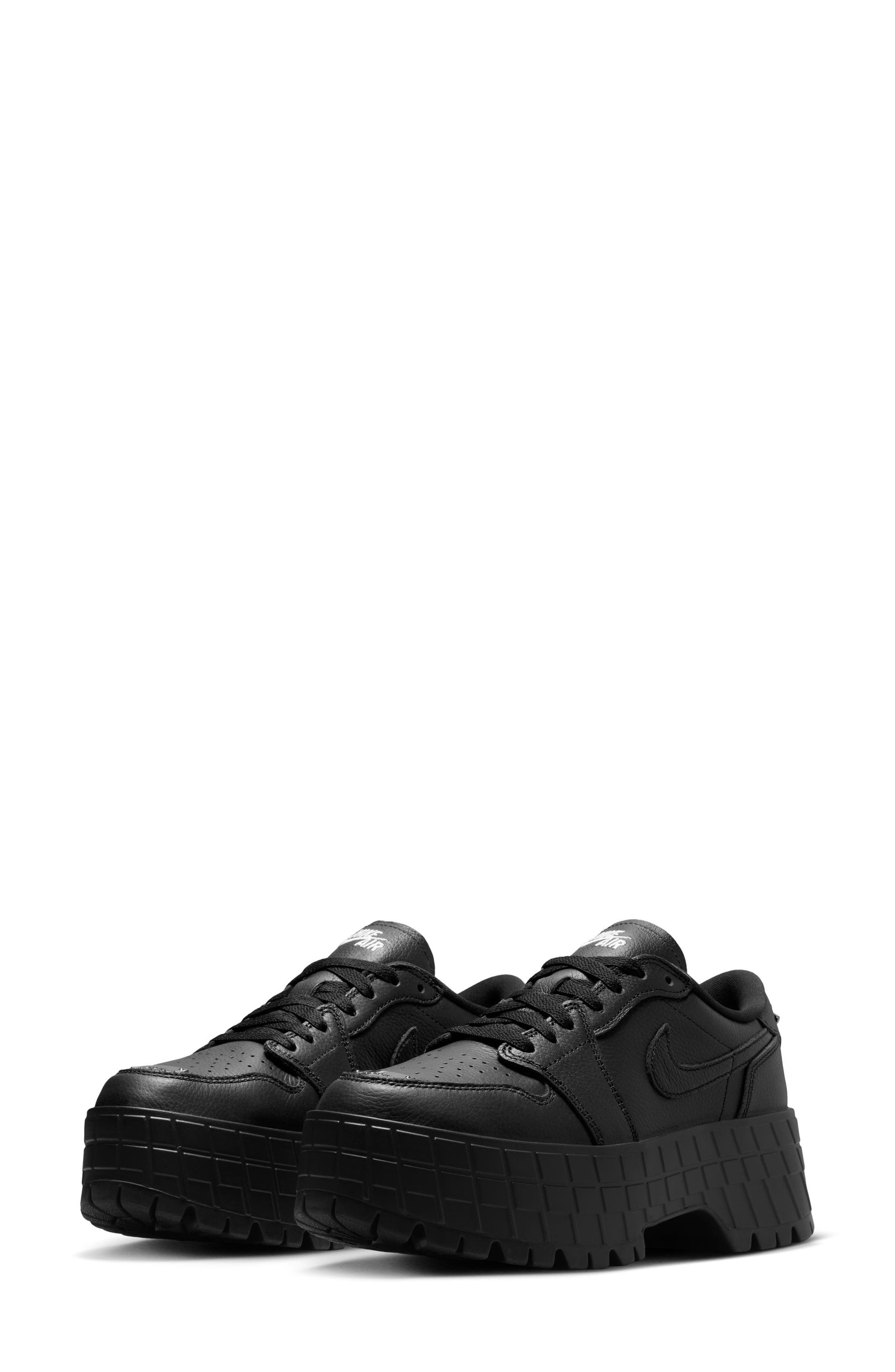 Air Jordan 1 Brooklyn Platform Sneaker in 001 Black/mtlblk at Nordstrom - 1