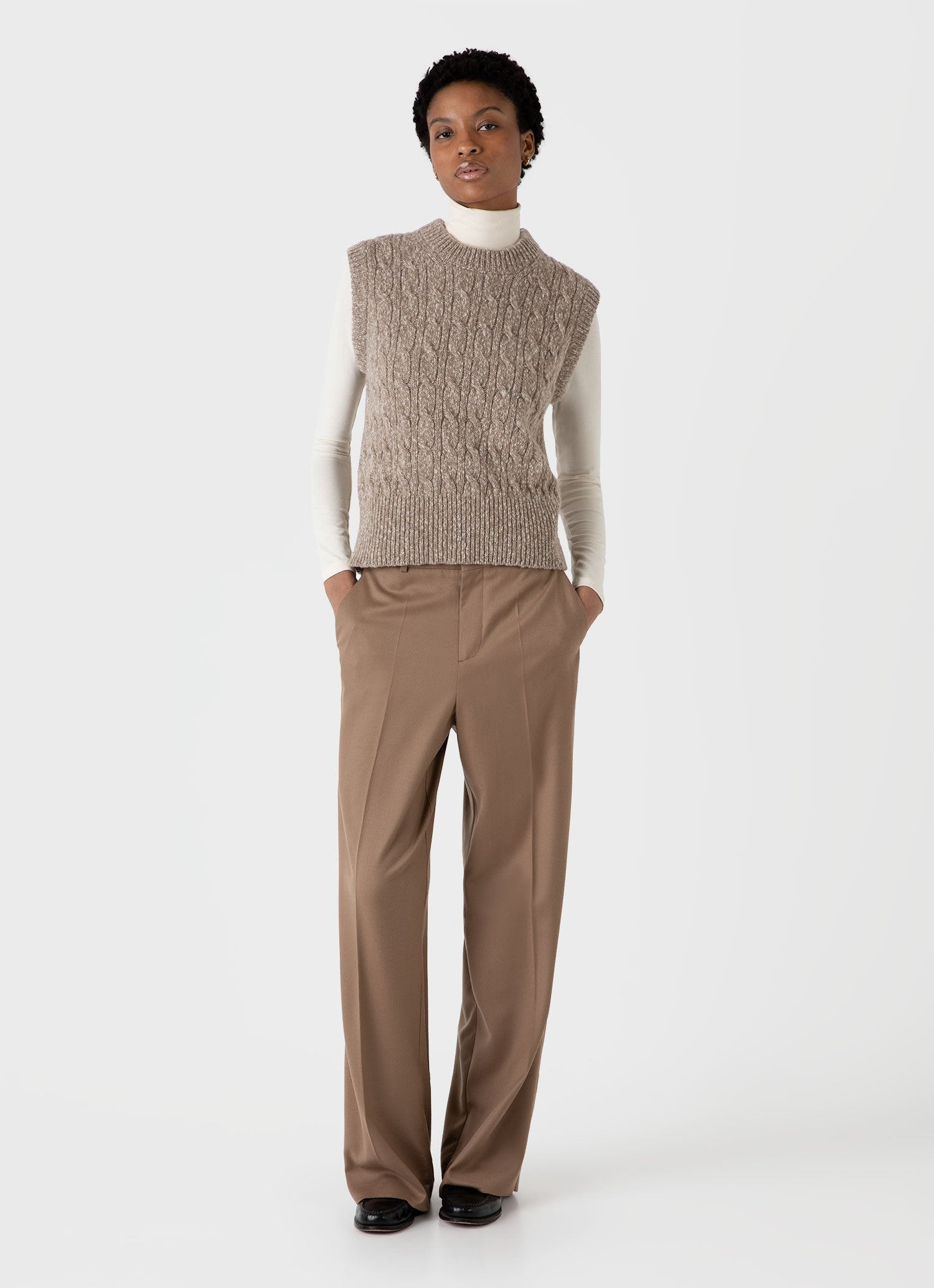 Cable Knit Vest - 2