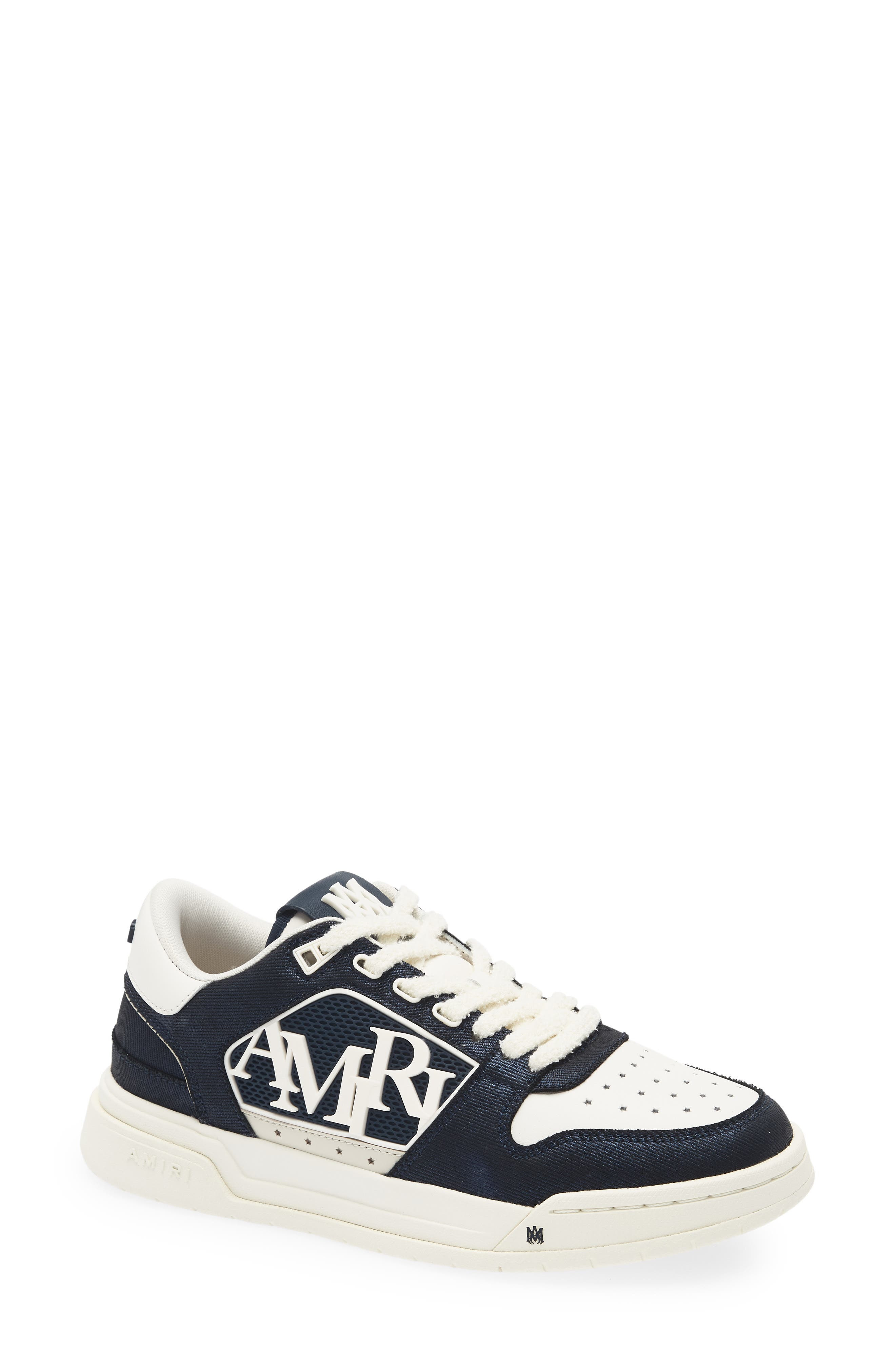 AMIRI Classic Denim Low Top Sneaker in Wet Shimmer at Nordstrom - 1