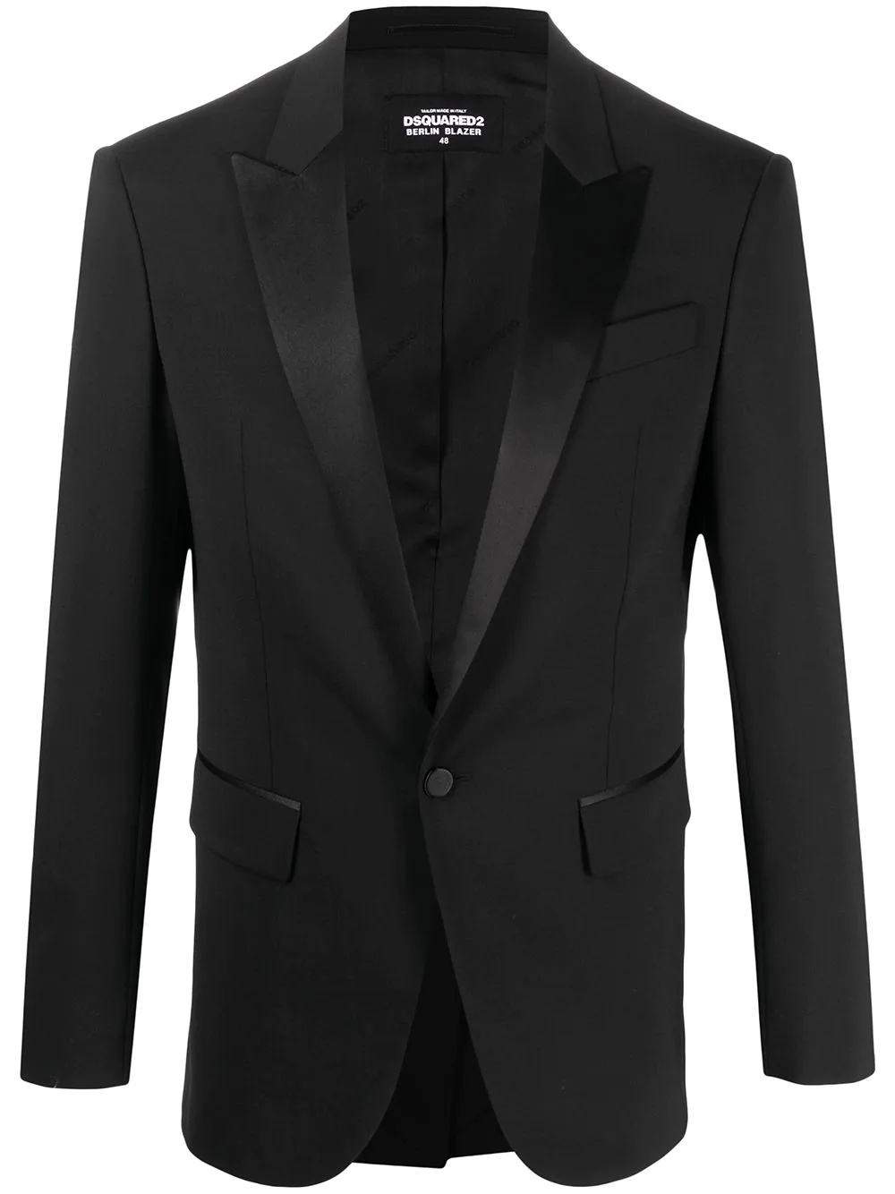 notched lapel dinner jacket - 1