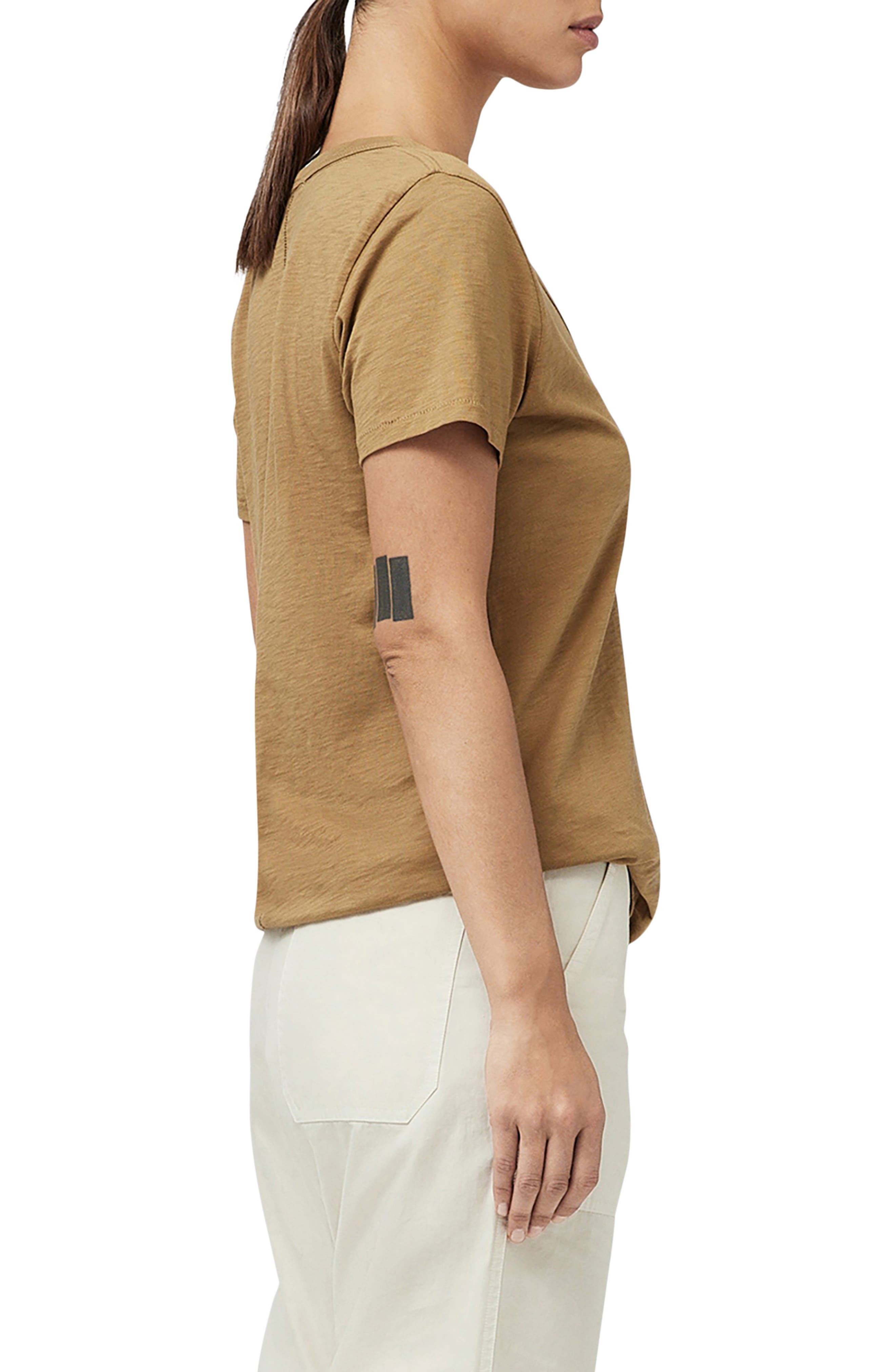 The Slub V-Neck Organic Pima Cotton T-Shirt - 3