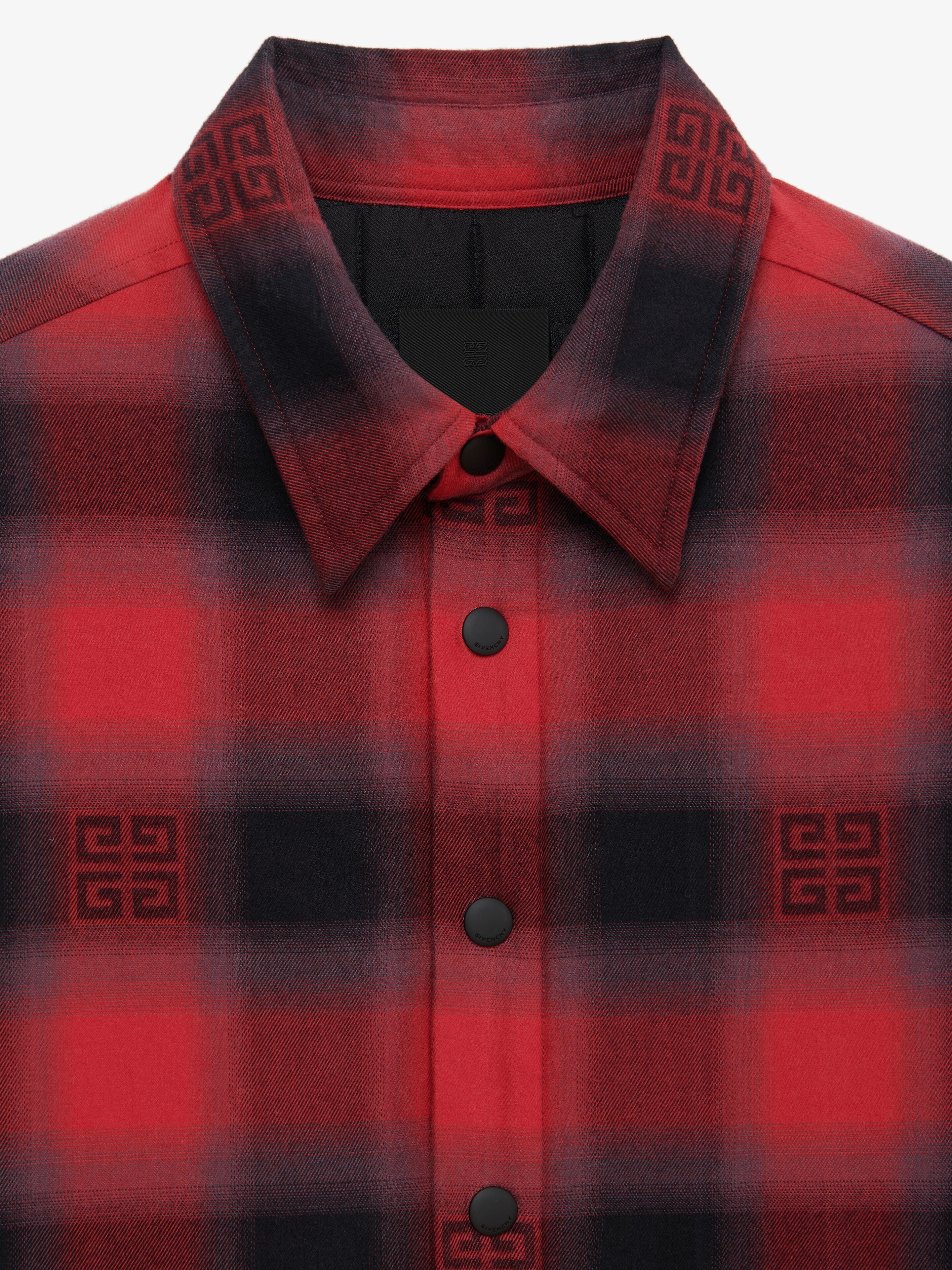 OVERSHIRT IN 4G CHECKED QUILTED FLANNEL - 5