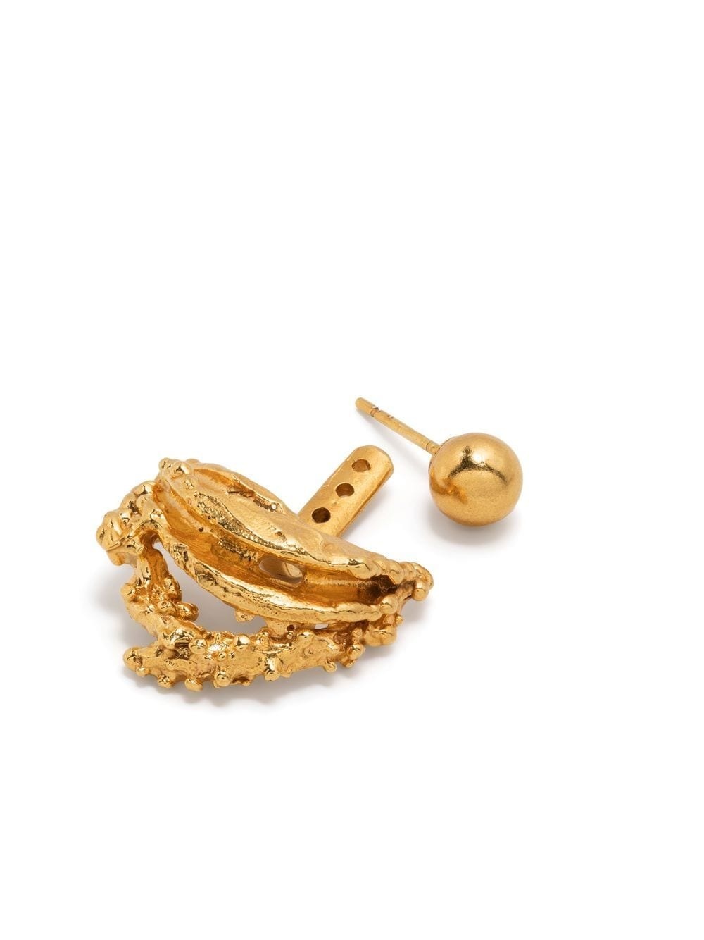 curve drop-bar earrings - 4