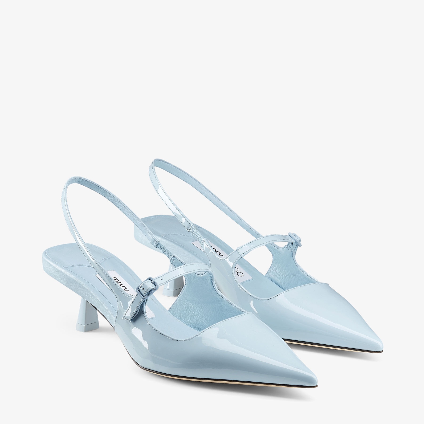 Didi 45
Ice Blue Patent Leather Pointed Pumps - 2
