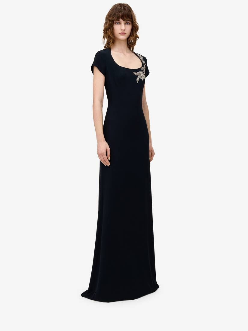 Banshee Embroidery Evening Dress - 3
