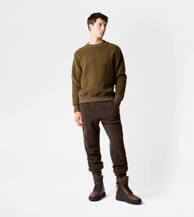 Tod's TOD'S CASHMERE BLEND SWEATSHIRT - GREEN outlook