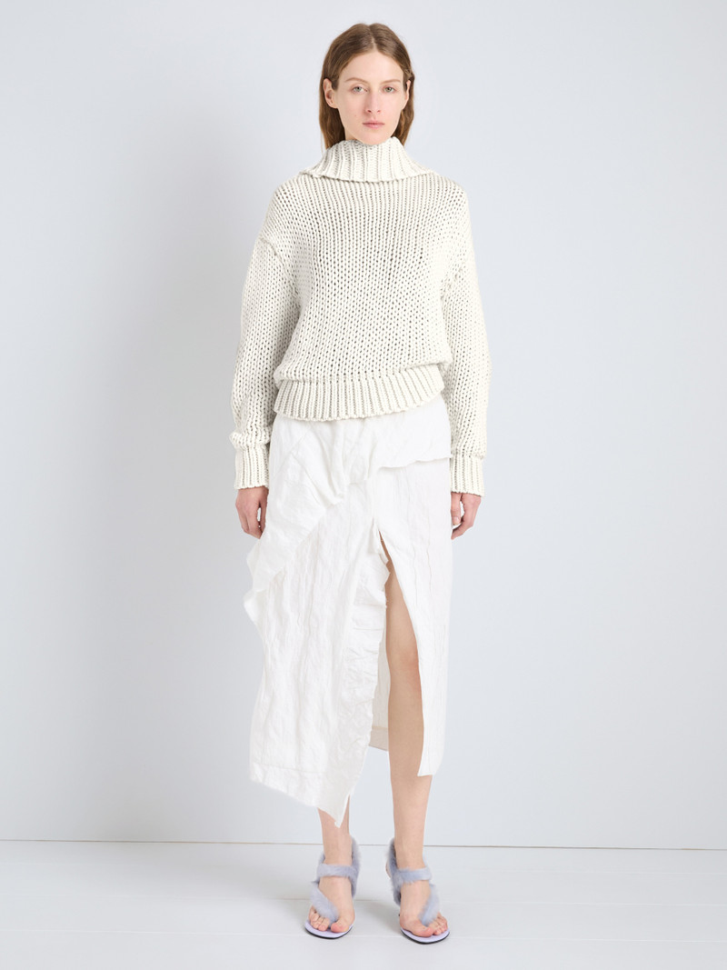 Alexandra Sweater in Draped Cotton 4