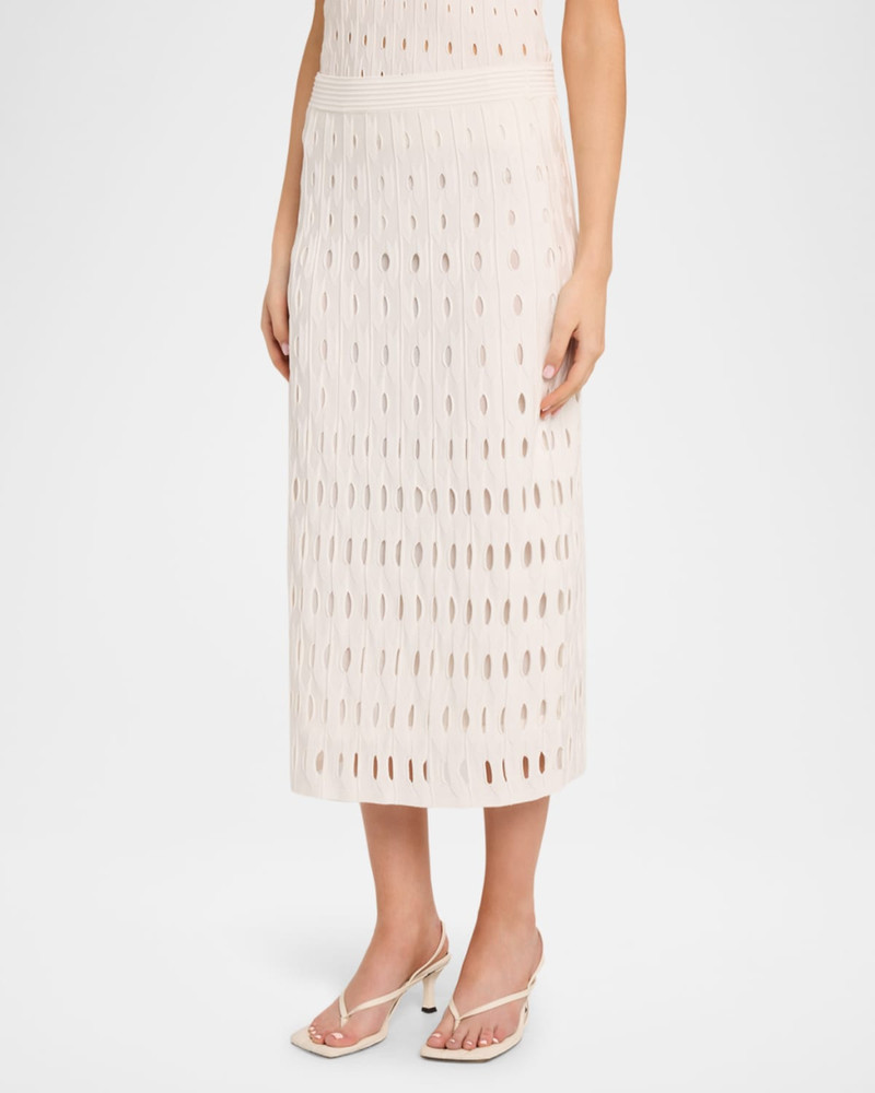 Billie Open Work Midi Skirt 4
