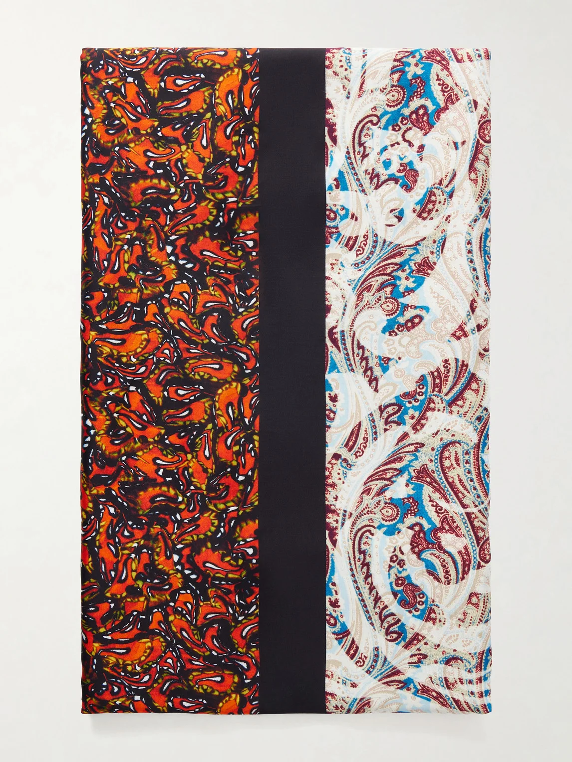 Flora Printed Satin Scarf - 1