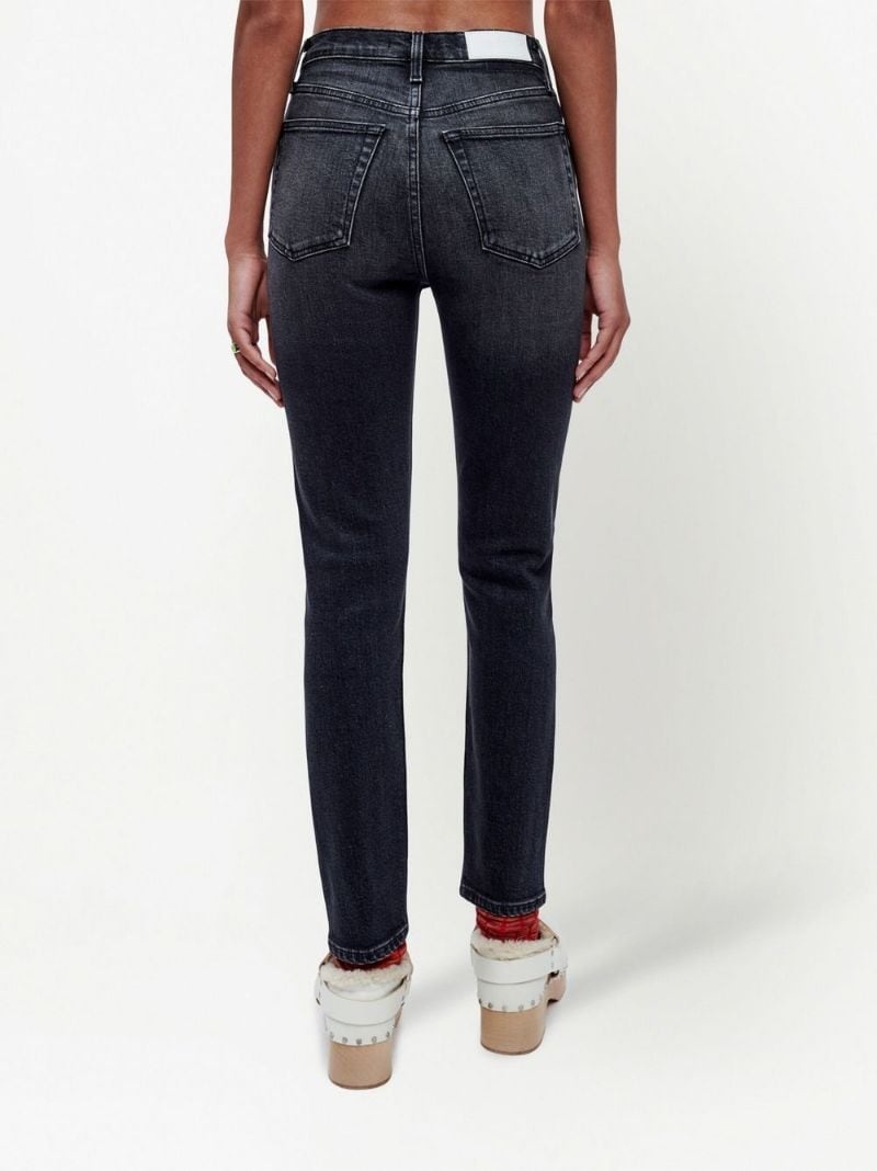 ankle cropped-leg jeans - 4