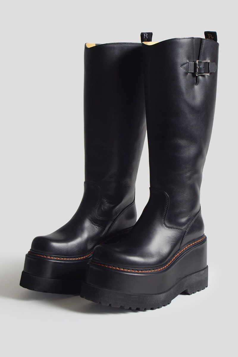 ENGINEER PLATFORM BOOT - BLACK 1