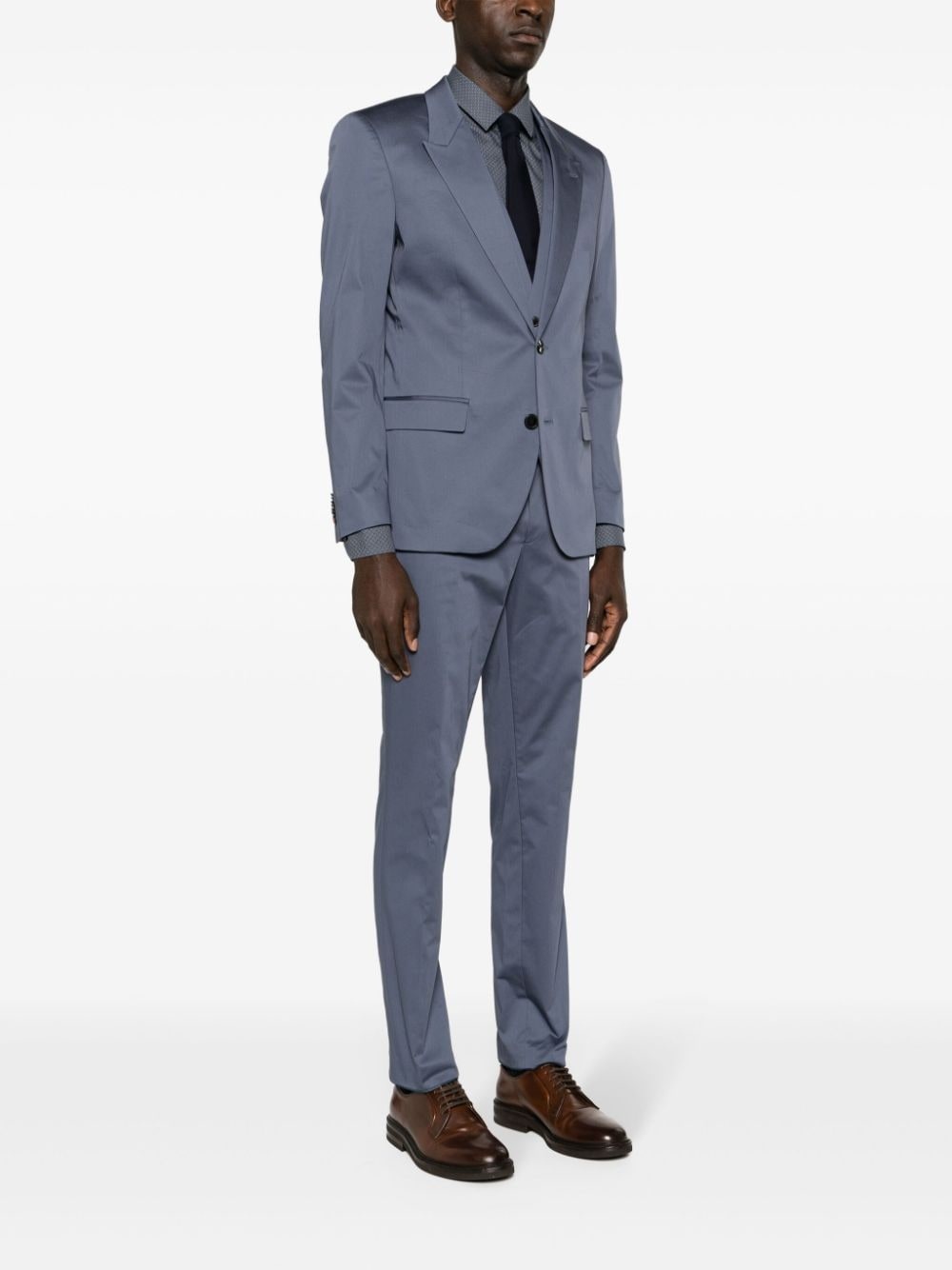 single-breasted three-piece suit - 3