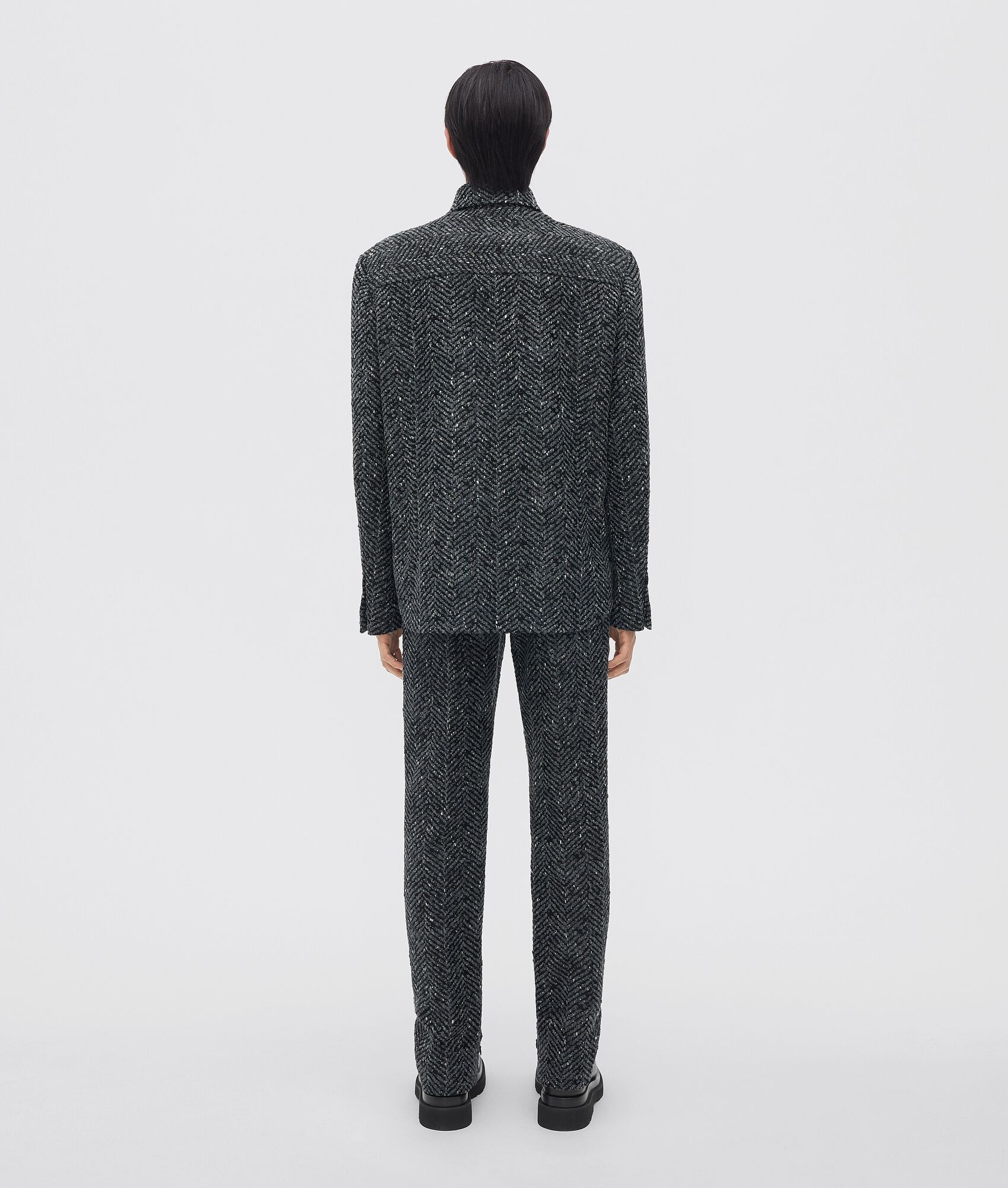 mouliné herringbone wool jacket - 3