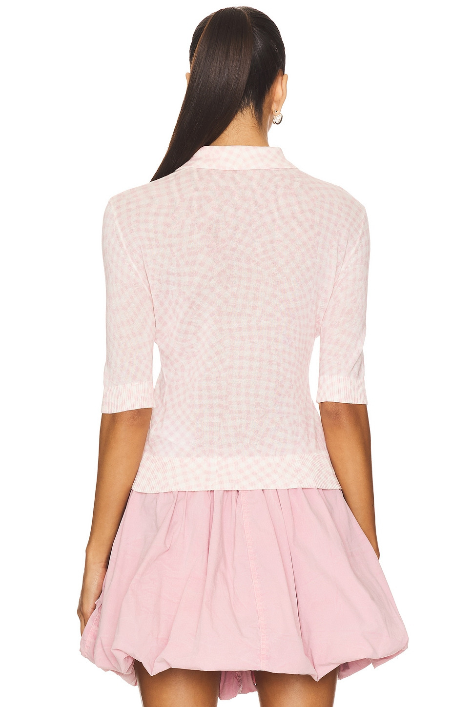 Sheer Cotton Printed Polo - 3