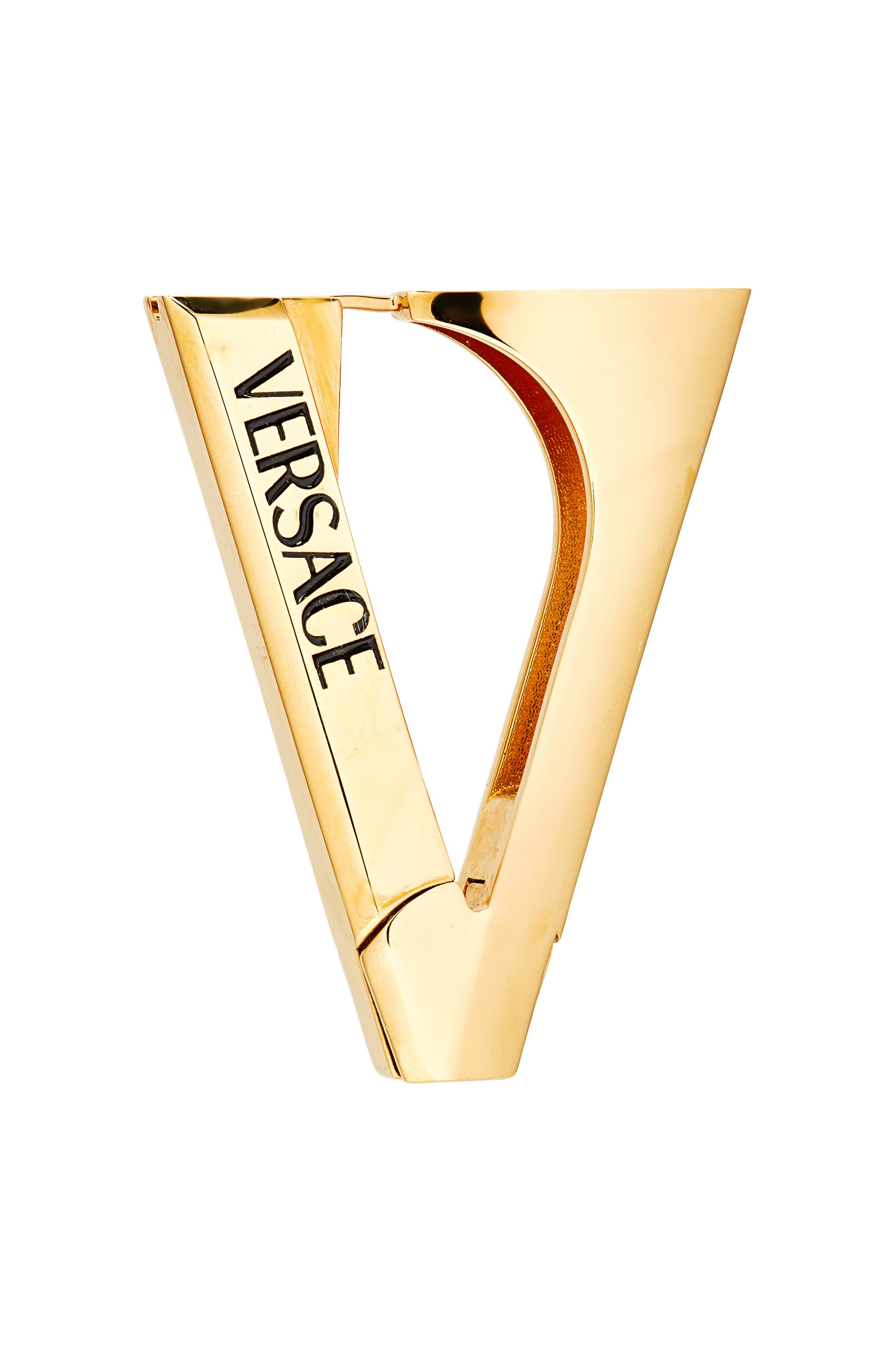 Versace V Drop Earrings in Versace Gold at Nordstrom - 3