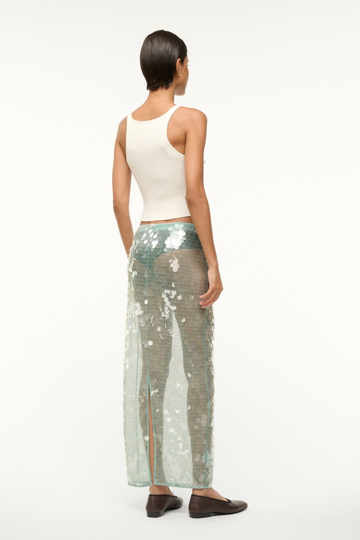 STAUD CASEY SKIRT MIST - 7