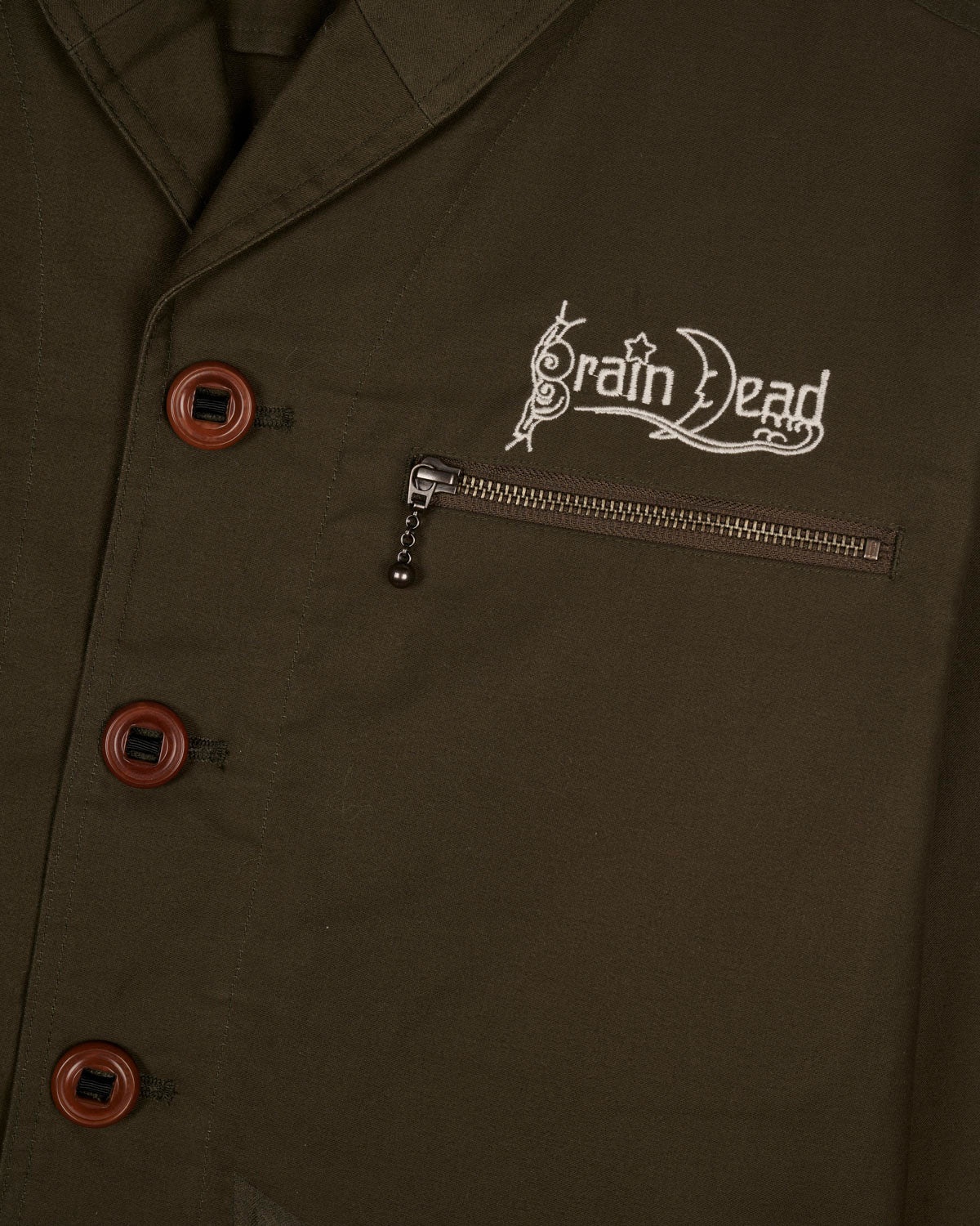 Shawl Collar Work Jacket - Mallard - 3