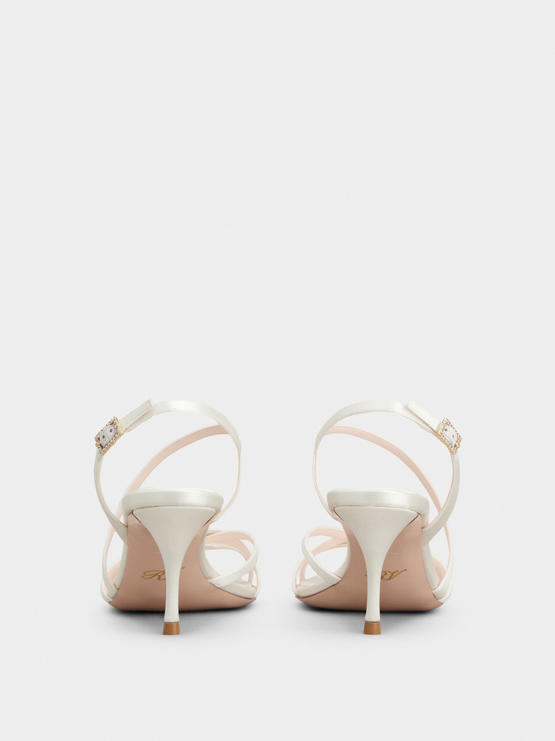 Roger Vivier Efflorescence Sandals in satin outlook