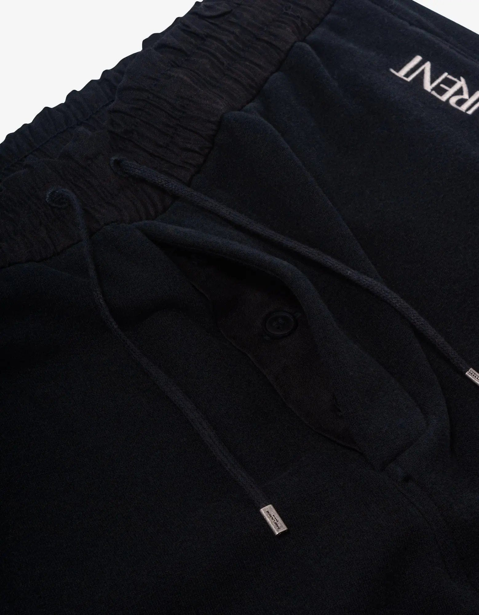 Saint Laurent Black Logo Sweat Shorts - 3