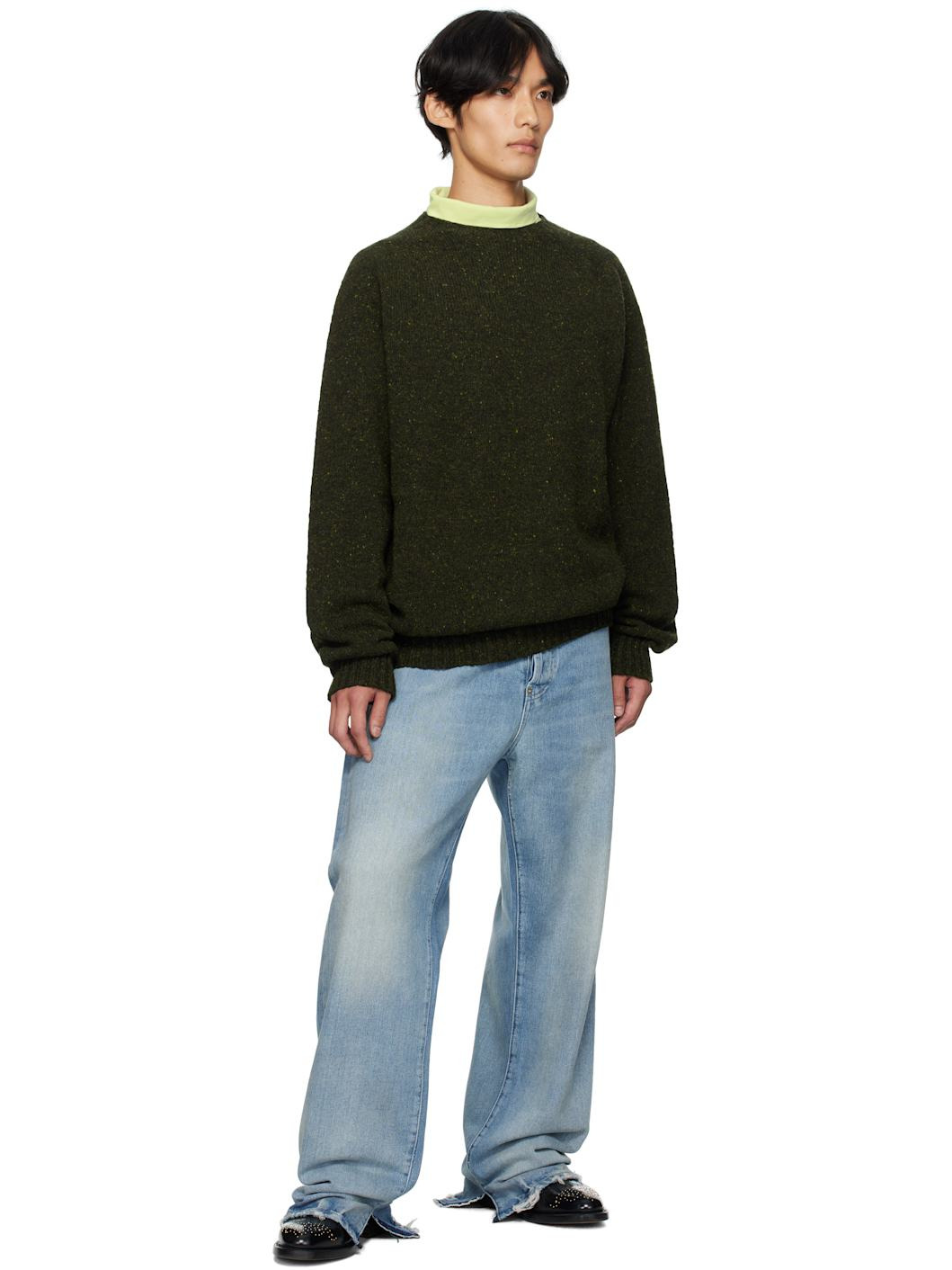 Green N°80 Pearlpad Sweater - 4