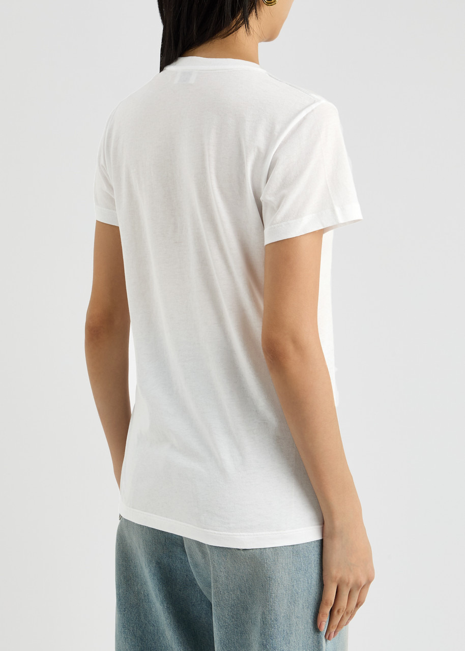 Saint Laurent Logo-print Cotton T-shirt - 3