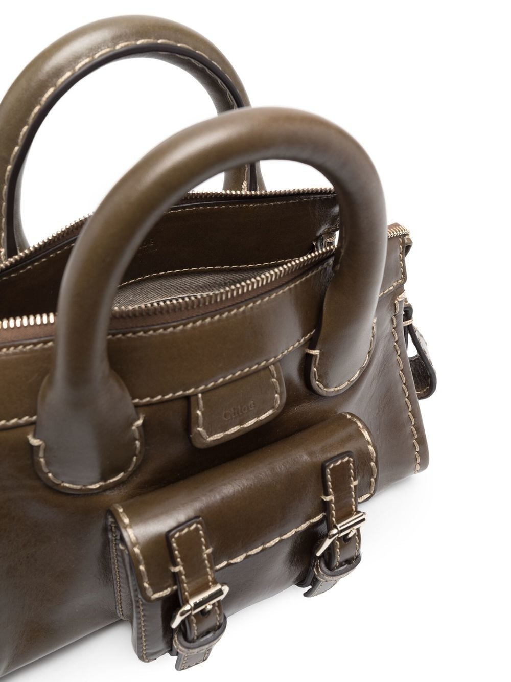 Edith leather handbag - 6