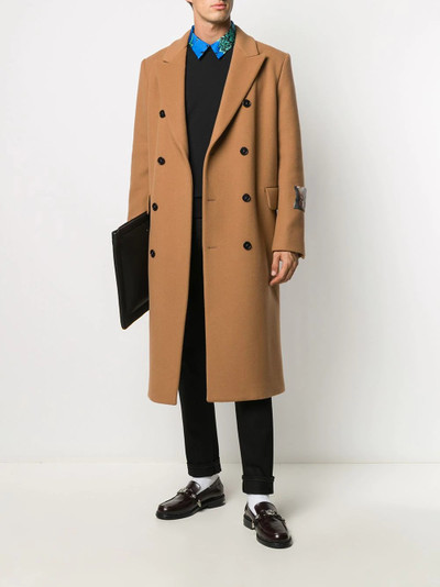 MSGM oversized double-breasted coat outlook