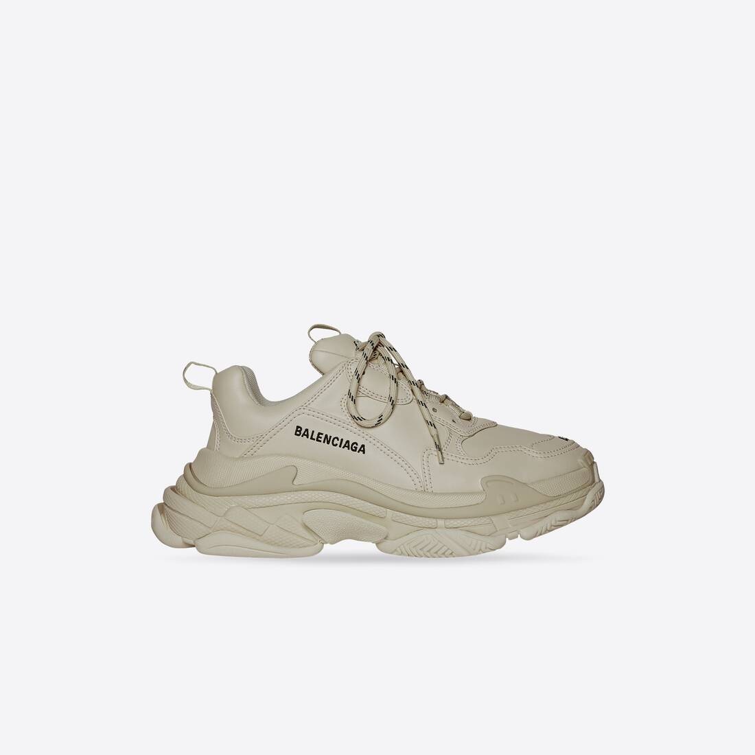 Men's Triple S Sneaker in Beige - 1