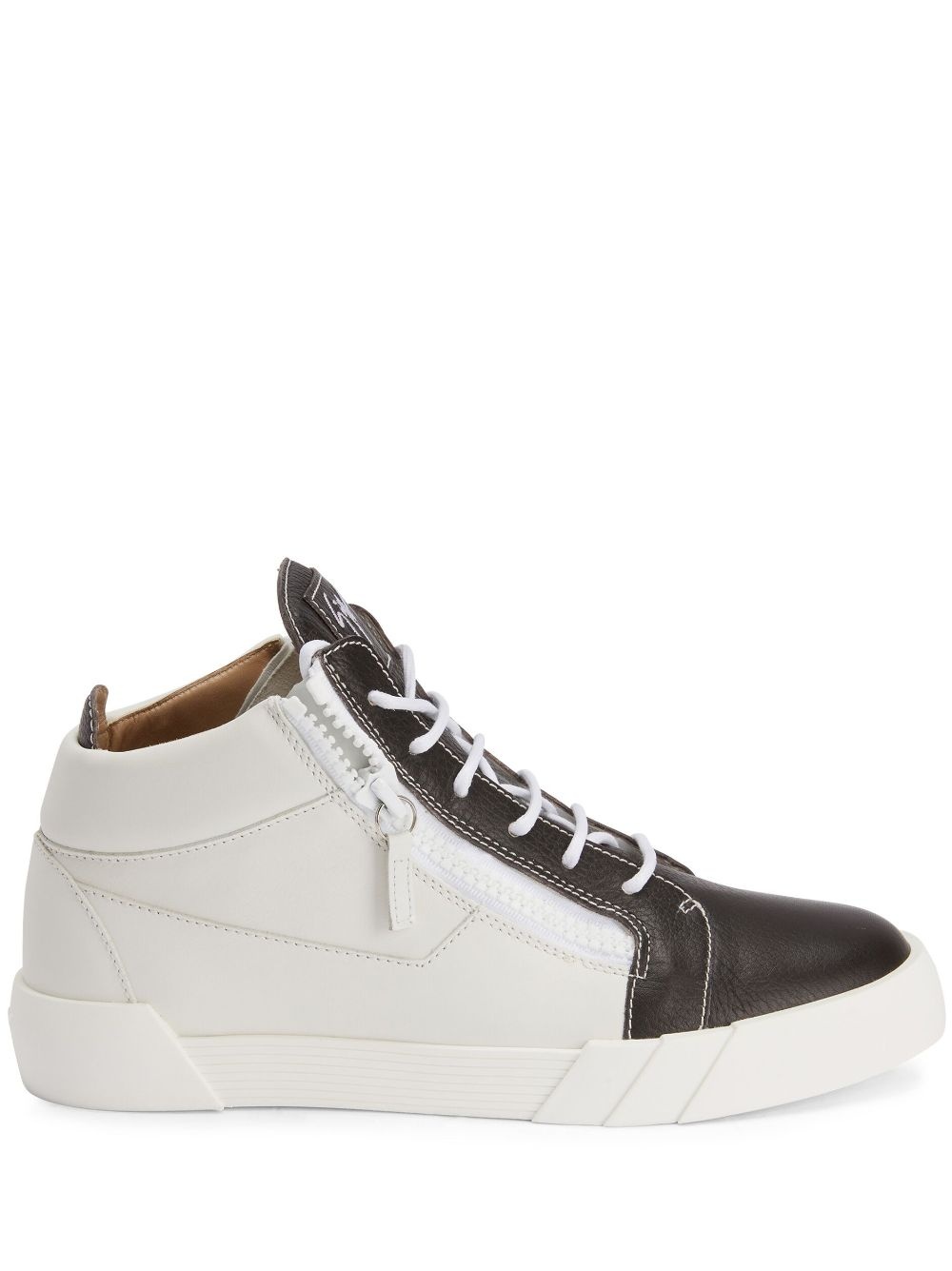 Frankie colour-block leather sneakers - 1