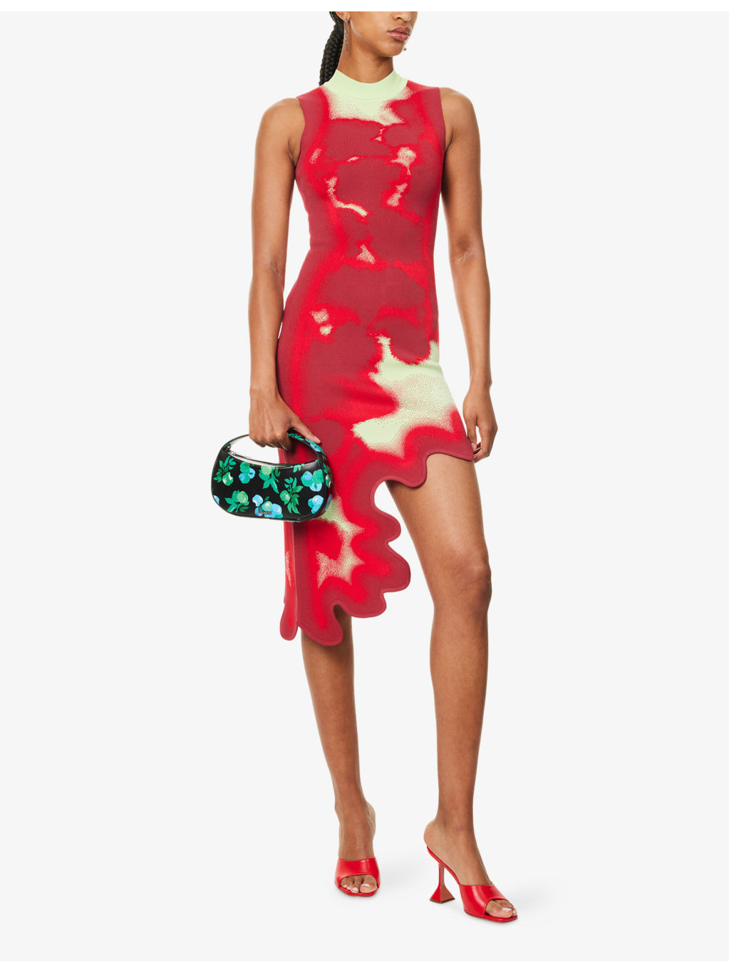 Brooklyn Sleeveless Stretch-Woven Midi Dress - 2