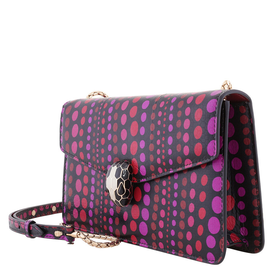 Bvlgari Serpenti Forever Flap Bag Elaphe Polka Dots - 2