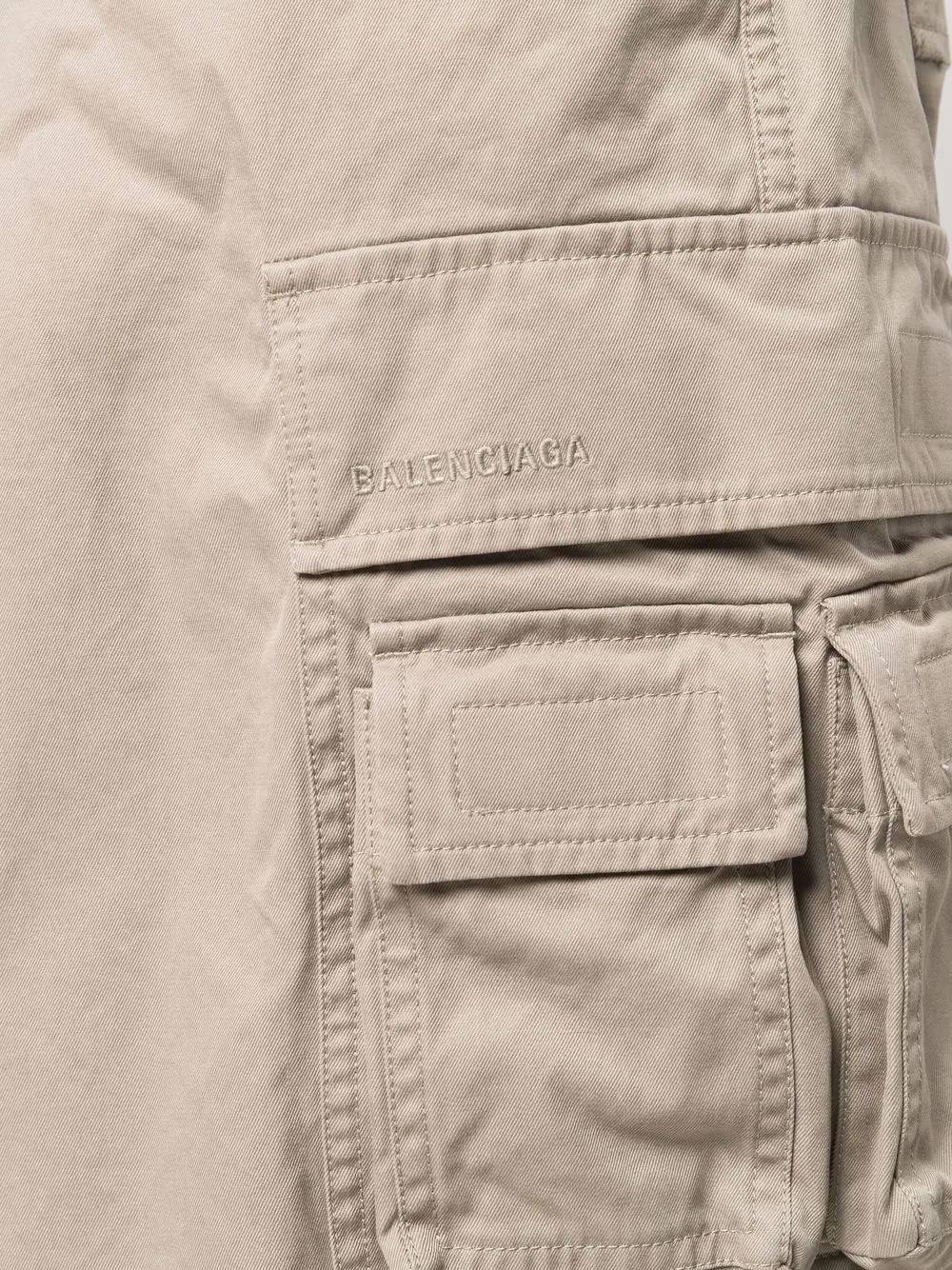 cotton cargo shorts - 5