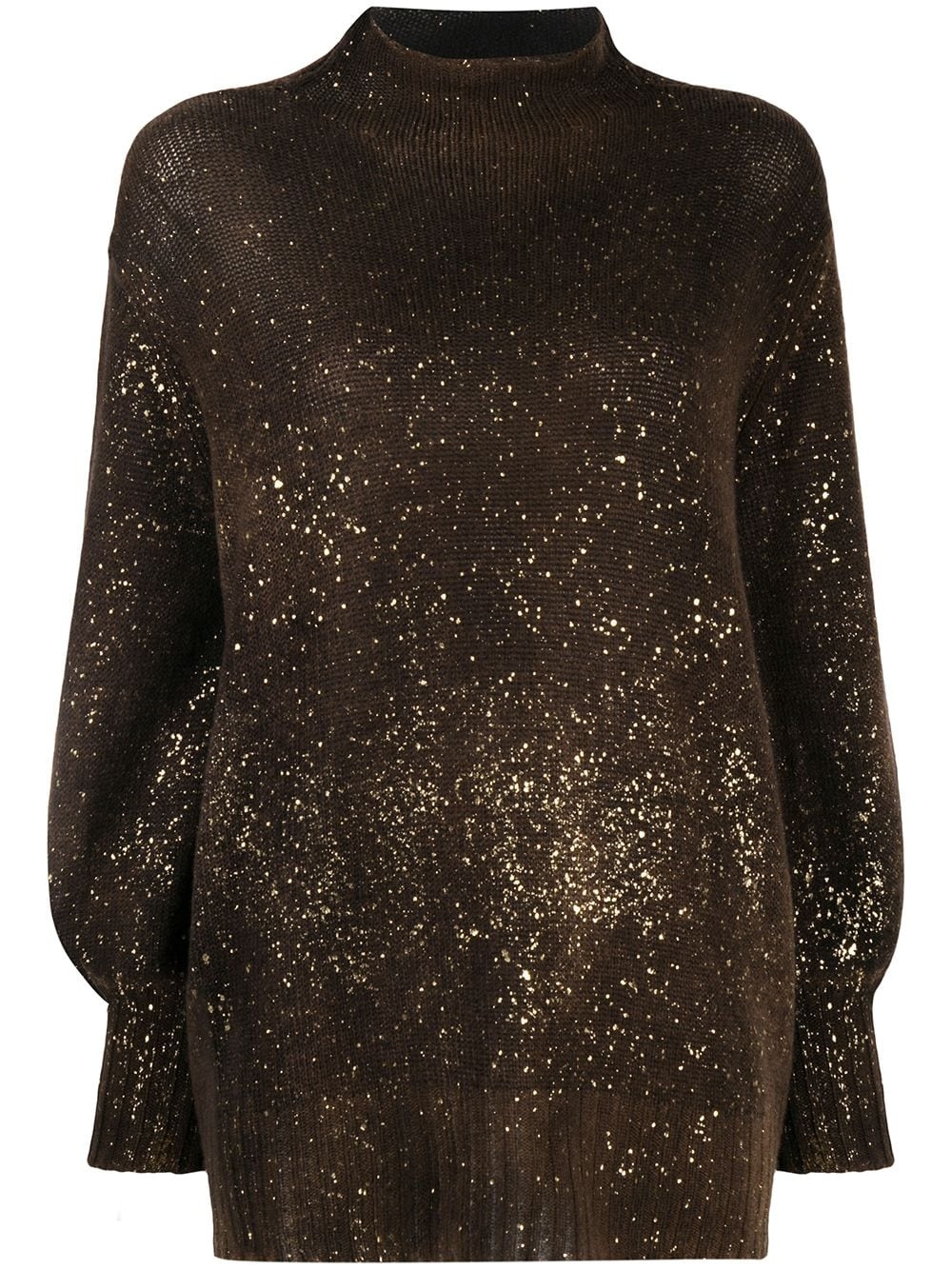 glittered cashmere jumper  - 1